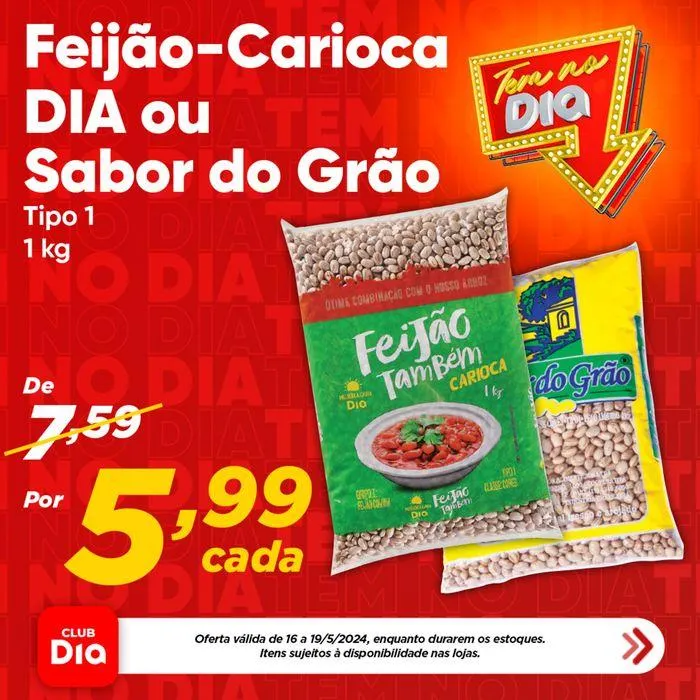 Encarte de Ofertas Supermercado Dia 16 de maio até 19 de maio 2024 - Pagina 2
