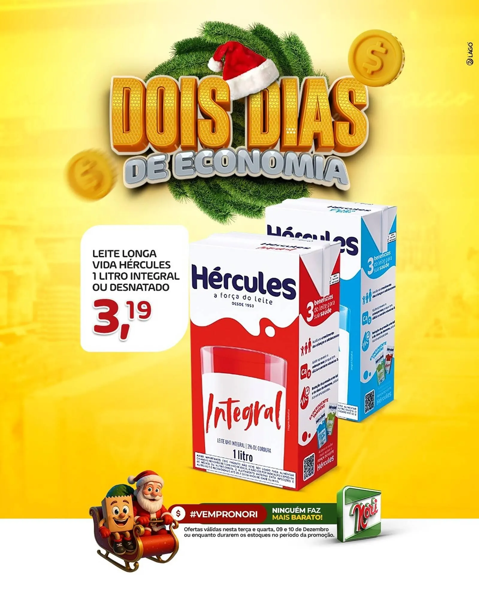 Encarte de Catálogo Supermercados Nori 9 de dezembro até 10 de dezembro 2025 - Pagina 1