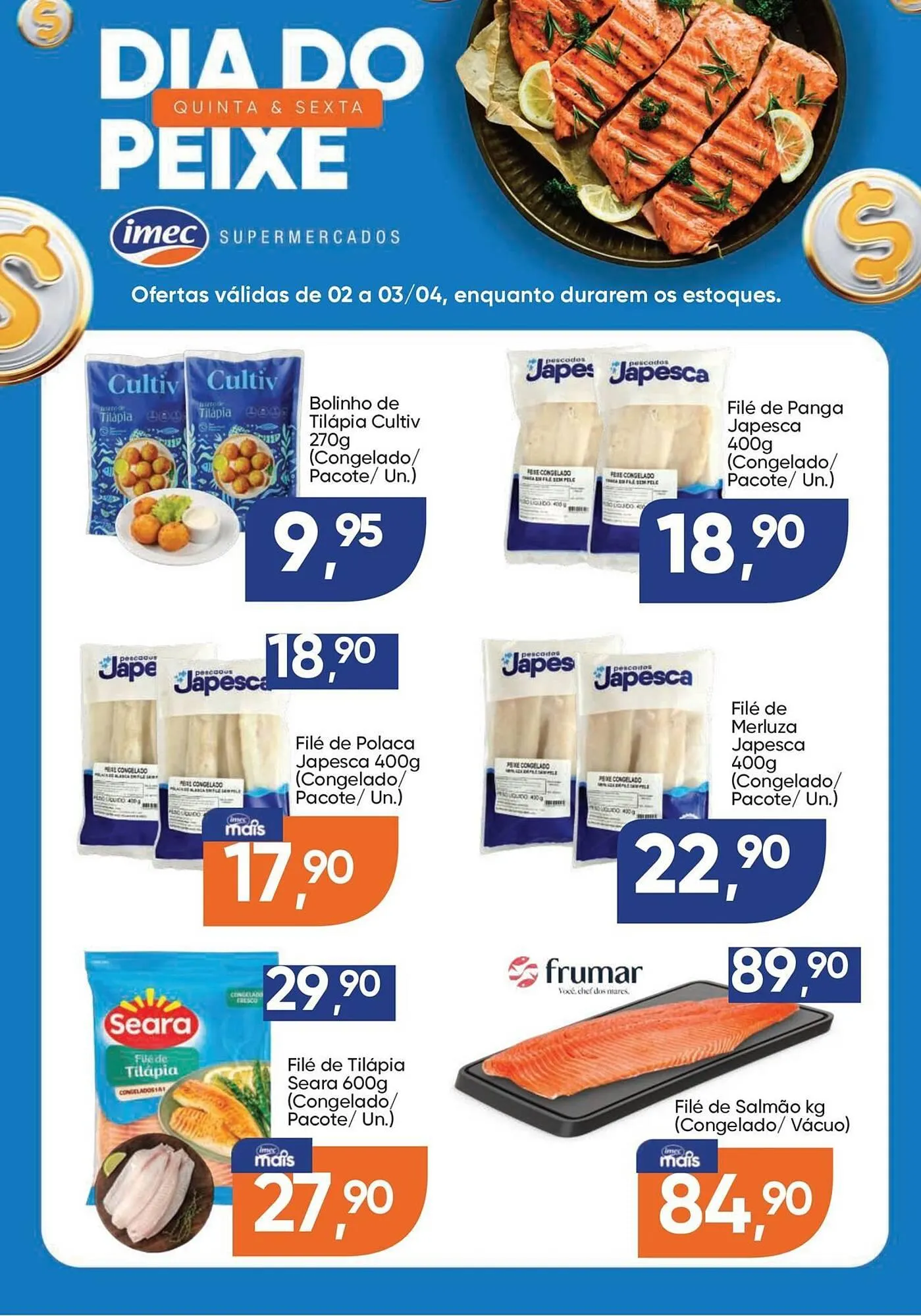 Encarte de Catálogo Imec Supermercados 2 de abril até 3 de abril 2026 - Pagina 1