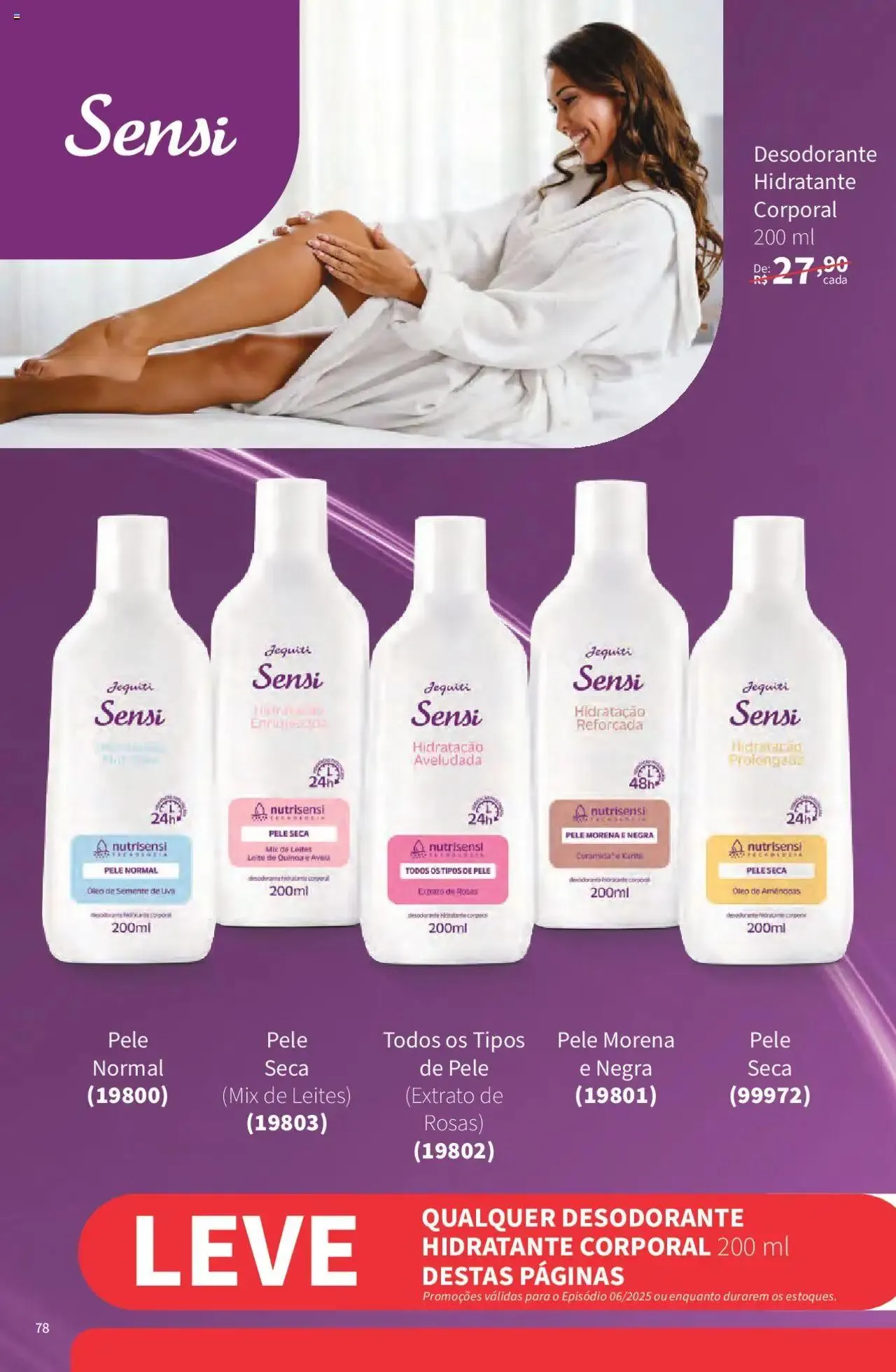 Encarte de Jequiti - Revista 06/2025 21 de abril até 16 de maio 2025 - Pagina 78