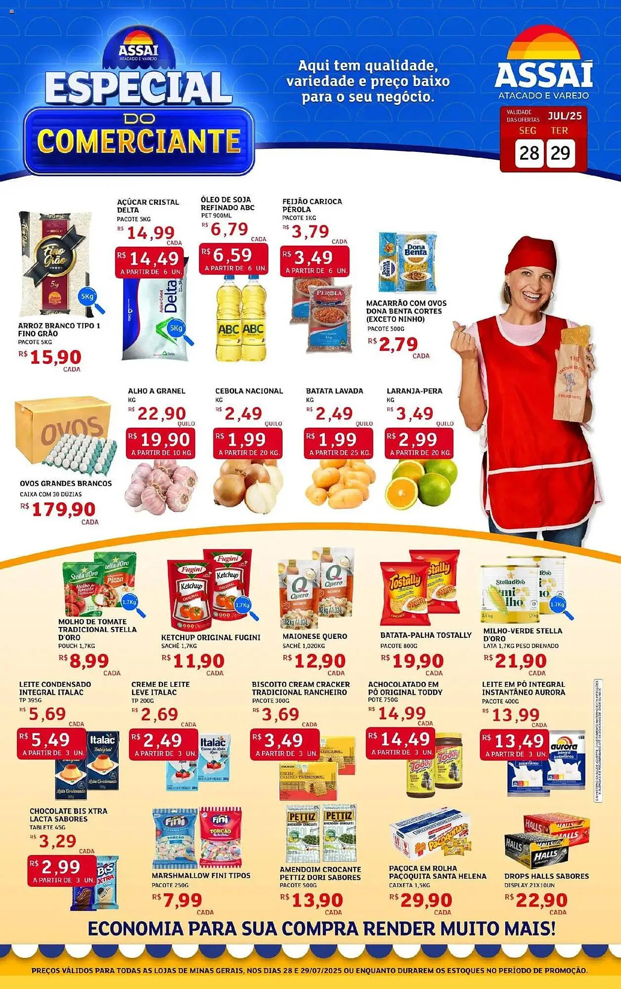 Encarte de Catálogo Assaí Atacadista 28 de julho até 30 de julho 2025 - Pagina 1