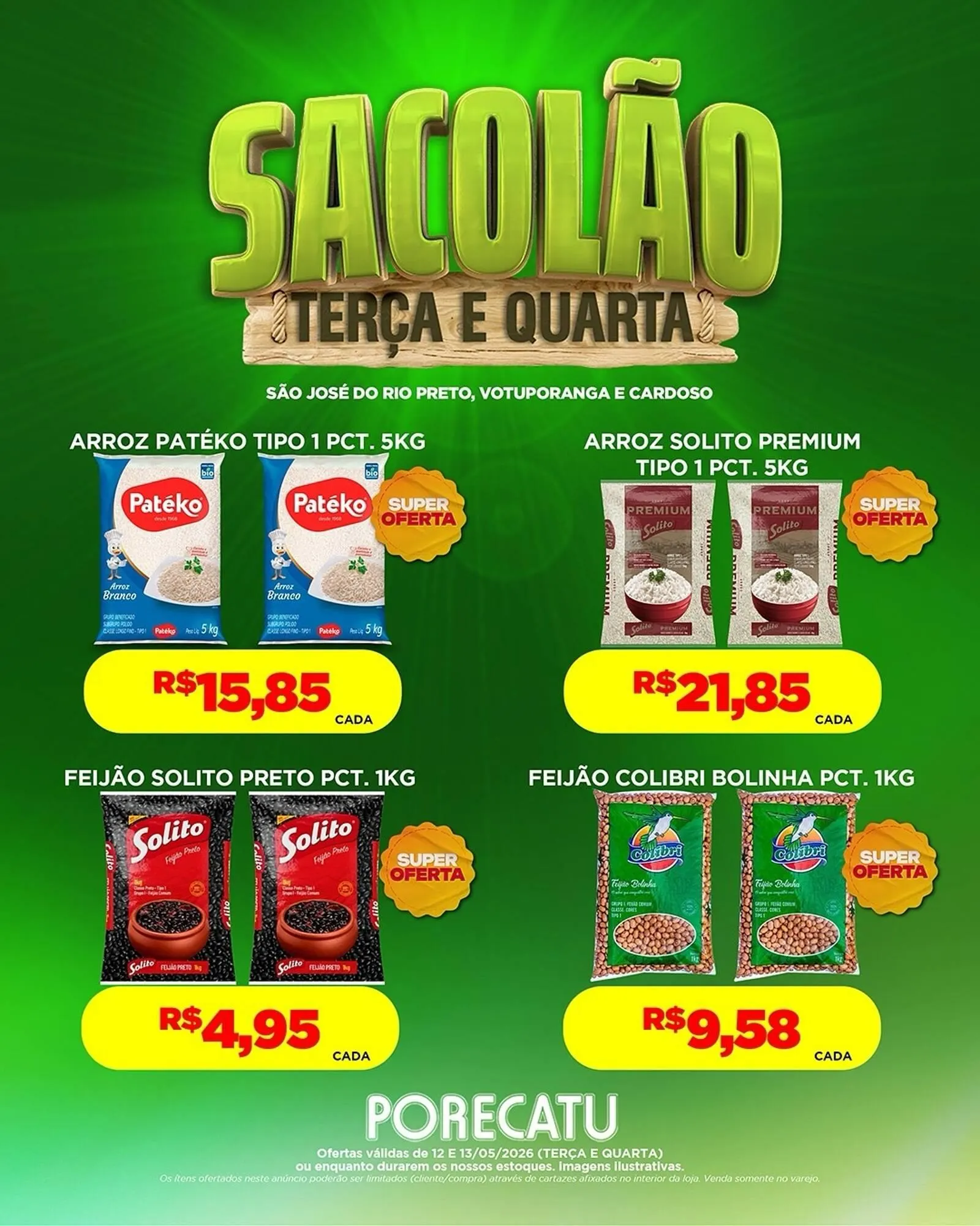 Encarte de Catálogo Supermercado Porecatu 12 de maio até 13 de maio 2026 - Pagina 12