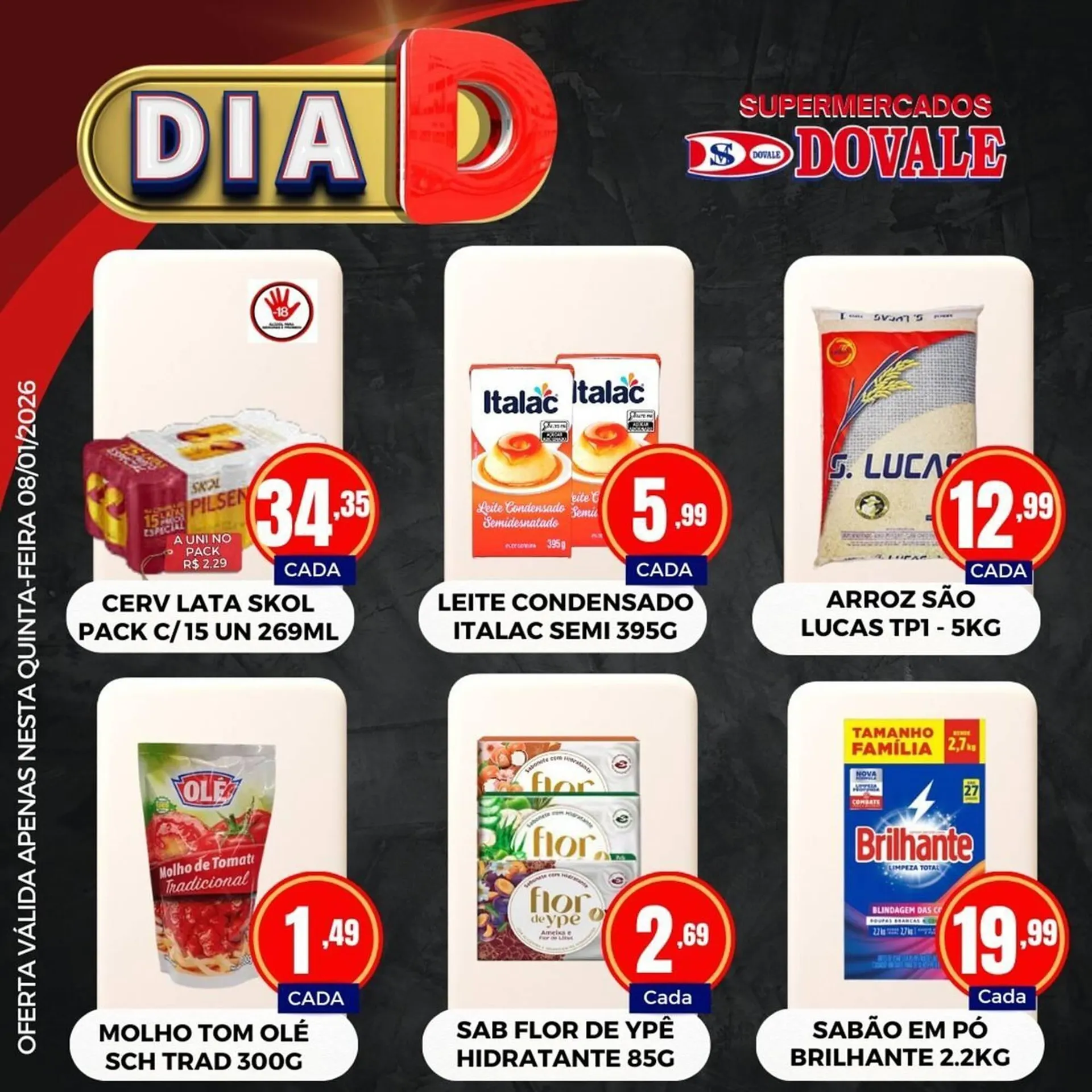Encarte de Folheto Dovale 8 de janeiro até 8 de janeiro 2026 - Pagina 2