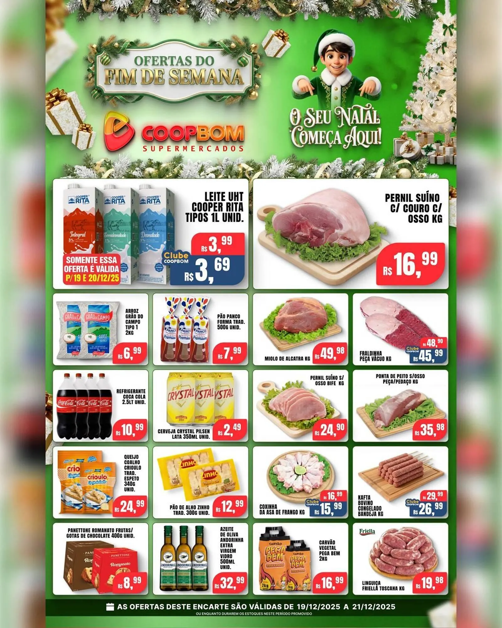 Encarte de Tabloide CoopBom 19 de dezembro até 21 de dezembro 2025 - Pagina 1