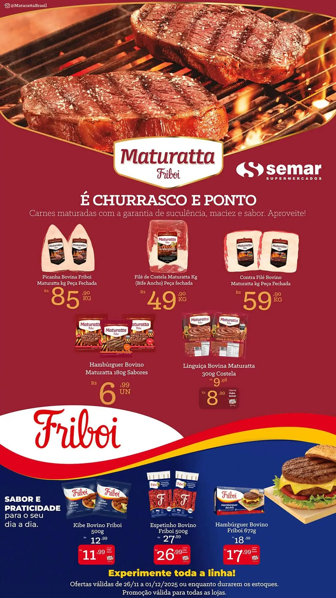 Encarte de Folheto Semar Supermercado 26 de novembro até 1 de dezembro 2025 - Pagina 1