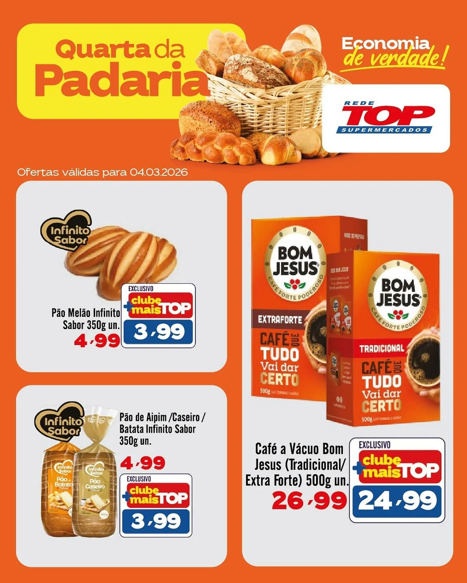 Encarte de Encarte Rede Top 4 de março até 4 de março 2026 - Pagina 1