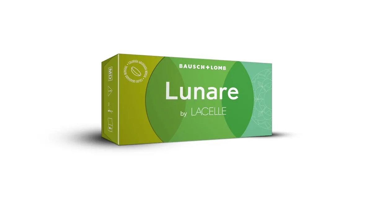 Lentes de Contato Lunare Mensal Cor Green 1 Par