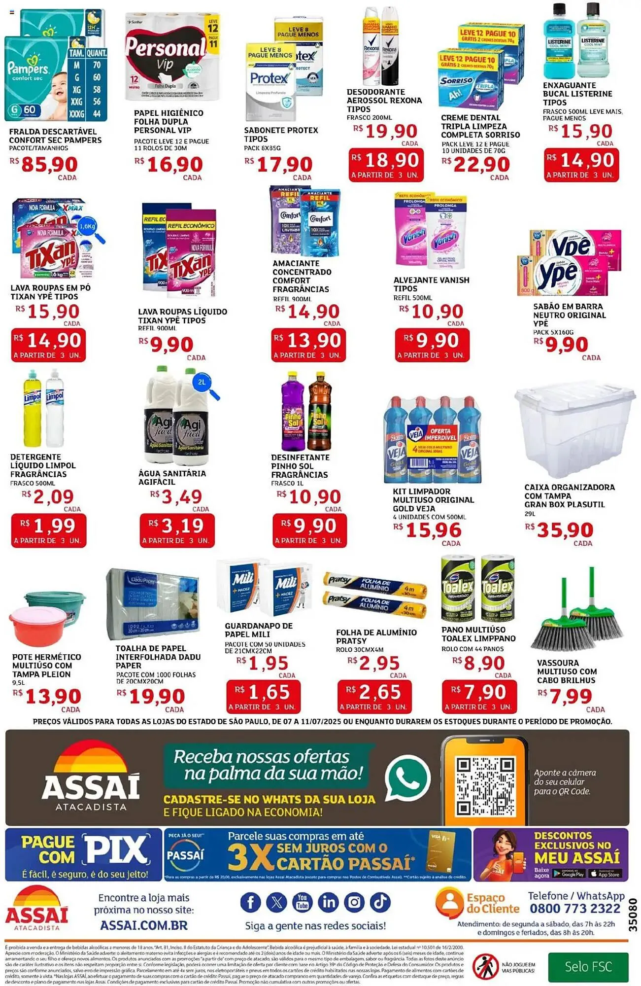 Encarte de Catálogo Assaí Atacadista 7 de julho até 11 de julho 2025 - Pagina 4