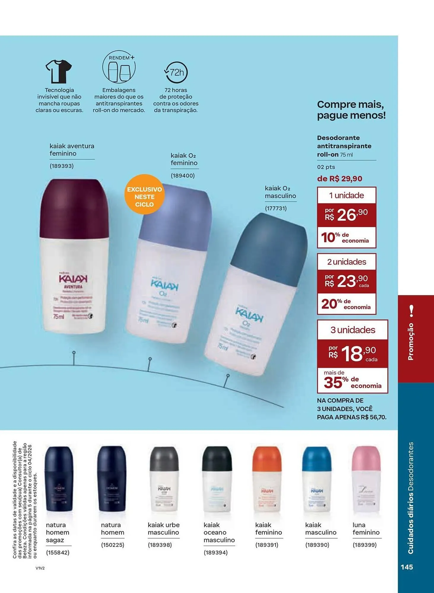 Encarte de Catálogo Natura 20 de fevereiro até 26 de março 2026 - Pagina 145