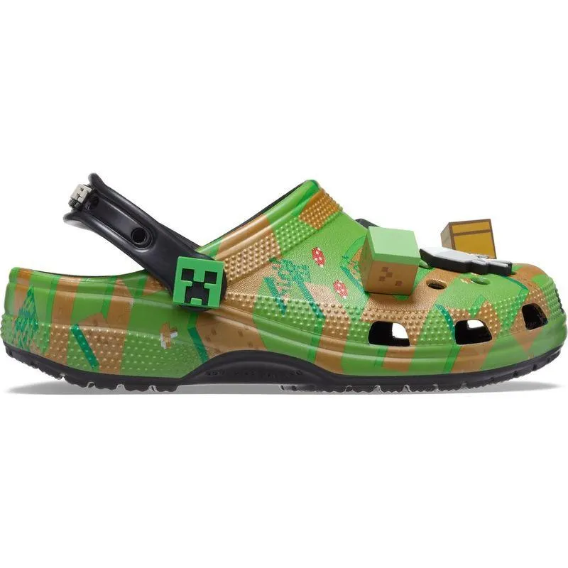 Sandália Crocs Classic Elevated Minecraft Clog MULTI