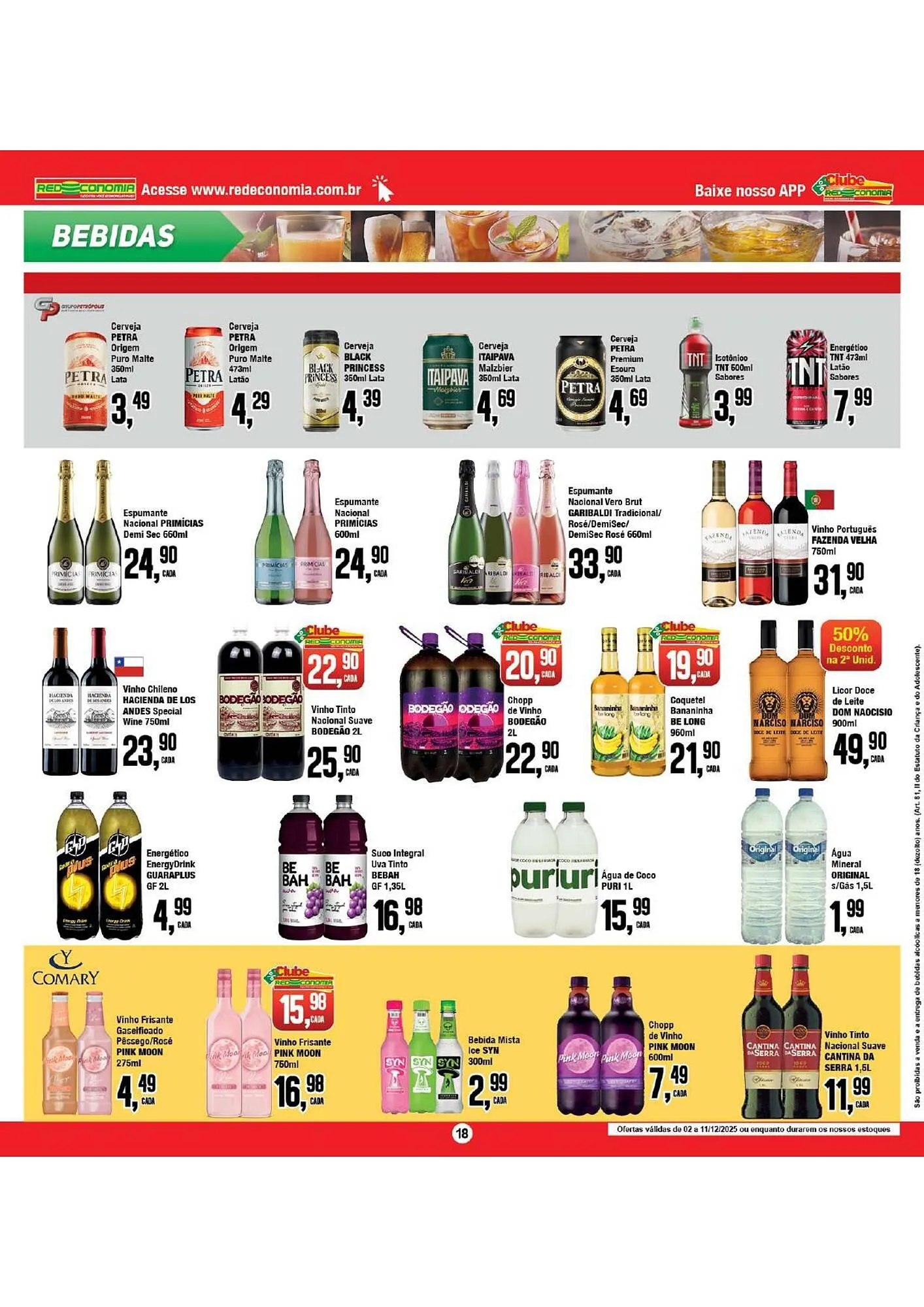 Encarte de Encarte Rede Economia 3 de dezembro até 11 de dezembro 2025 - Pagina 18