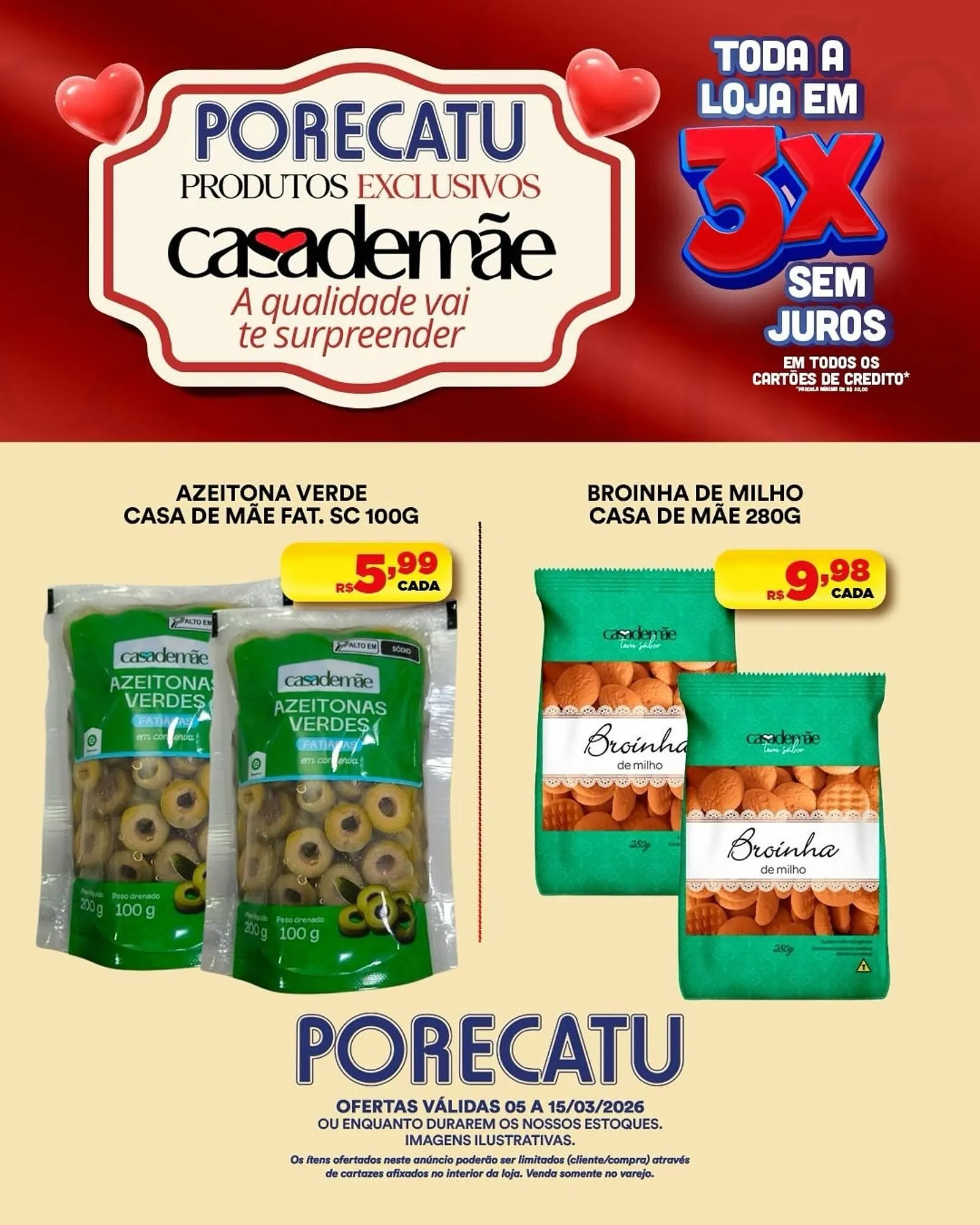 Encarte de Catálogo Supermercado Porecatu 7 de março até 15 de março 2026 - Pagina 4