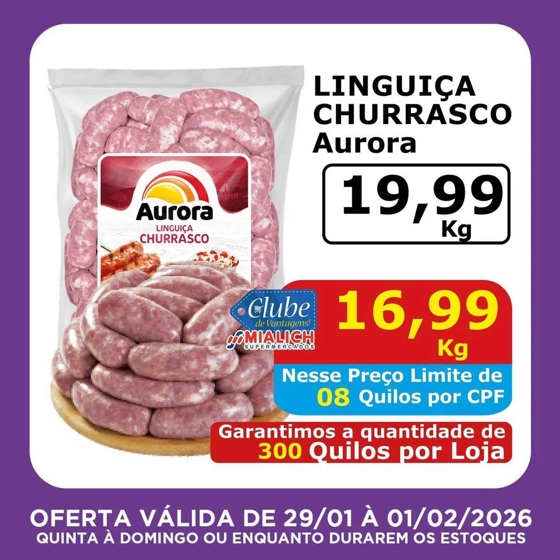 Encarte de Catálogo Mialich Supermercados 29 de janeiro até 1 de fevereiro 2026 - Pagina 6