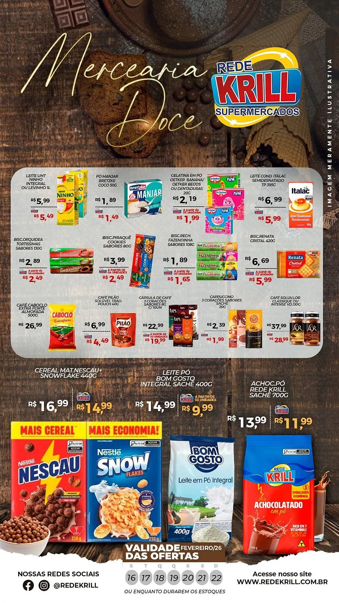 Encarte de Folheto Rede Krill 16 de fevereiro até 22 de fevereiro 2026 - Pagina 3