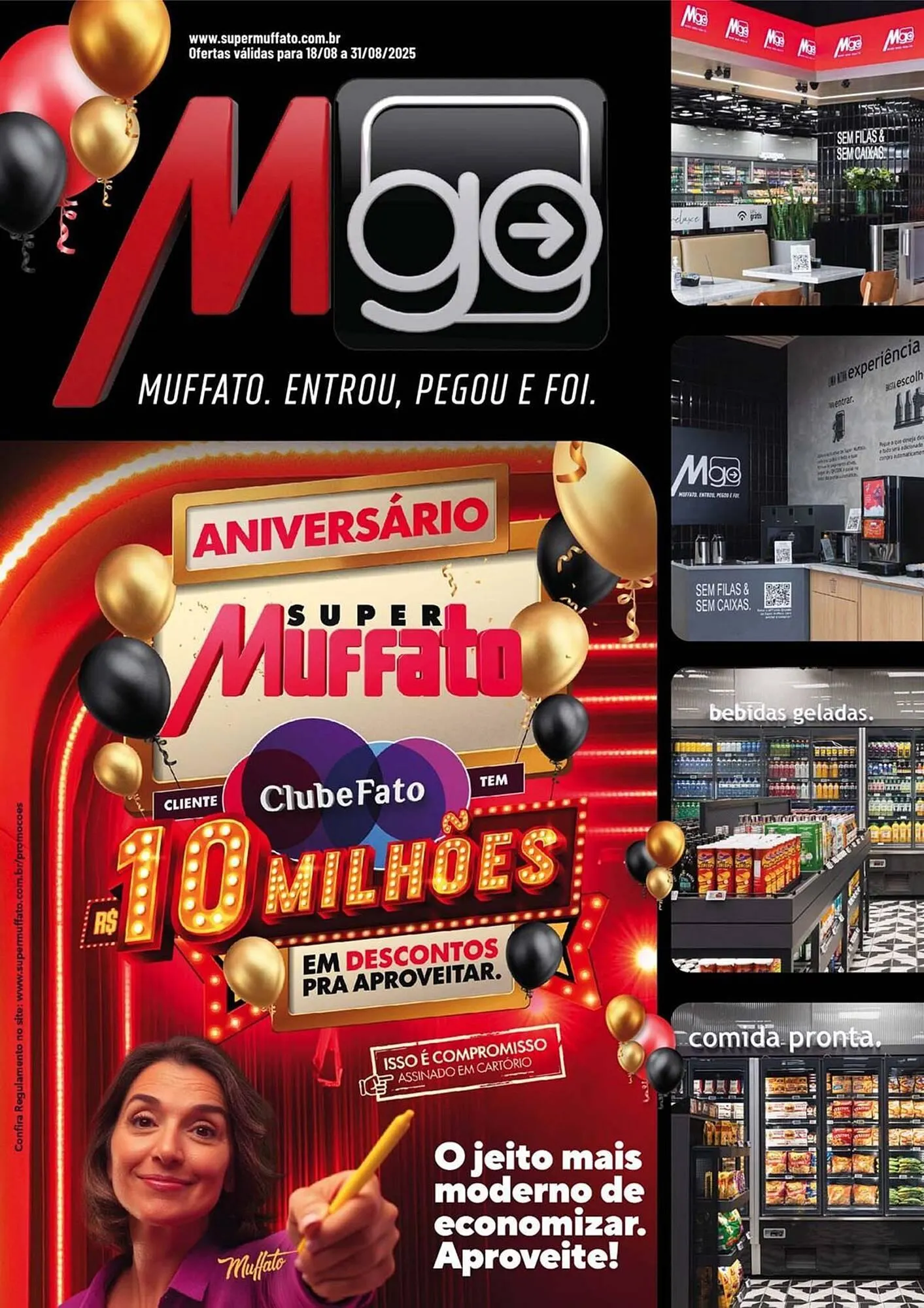 Encarte de Catálogo Muffato 18 de agosto até 31 de agosto 2025 - Pagina 1