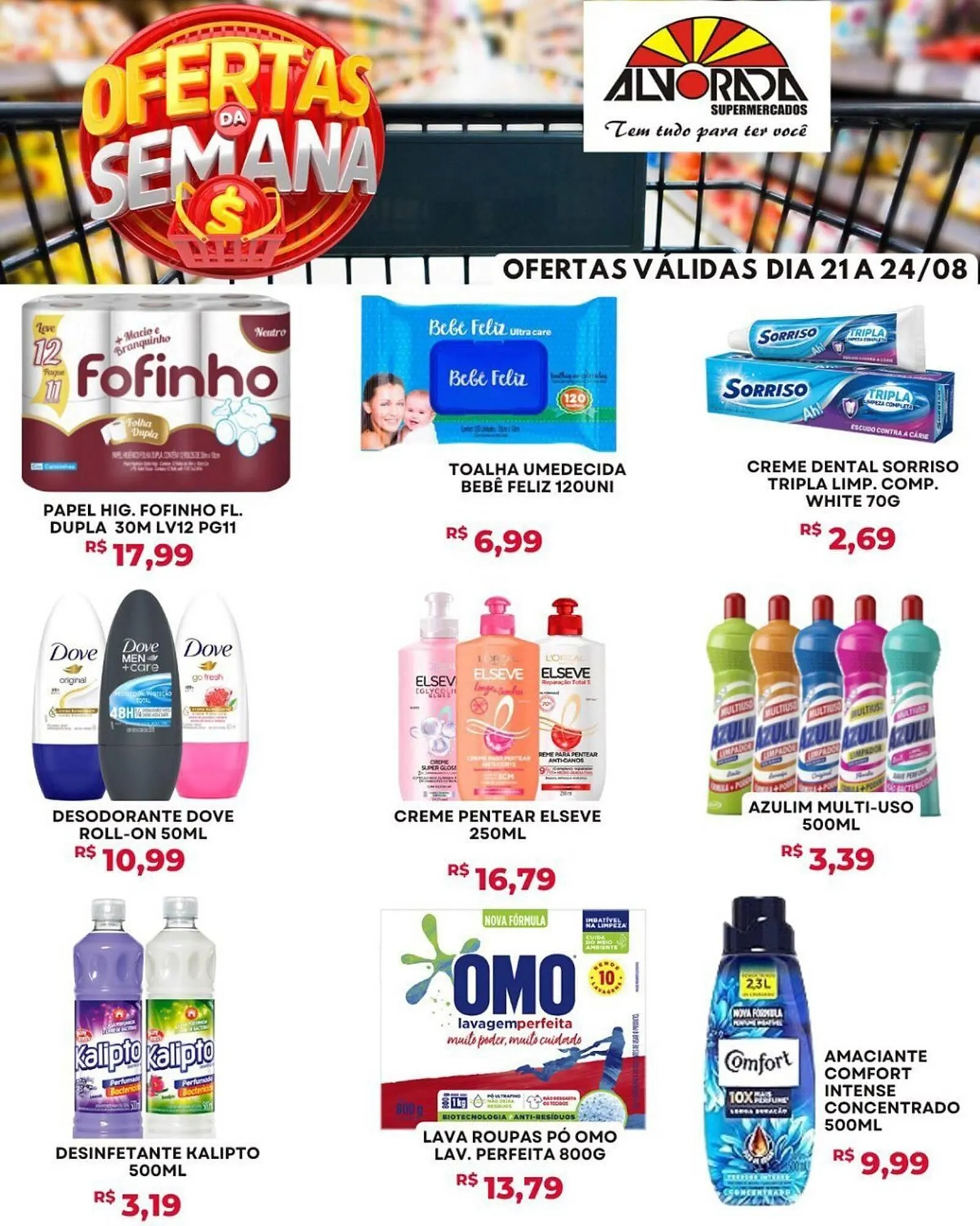Encarte de Catálogo Alvorada Supermercados 21 de agosto até 24 de agosto 2025 - Pagina 1