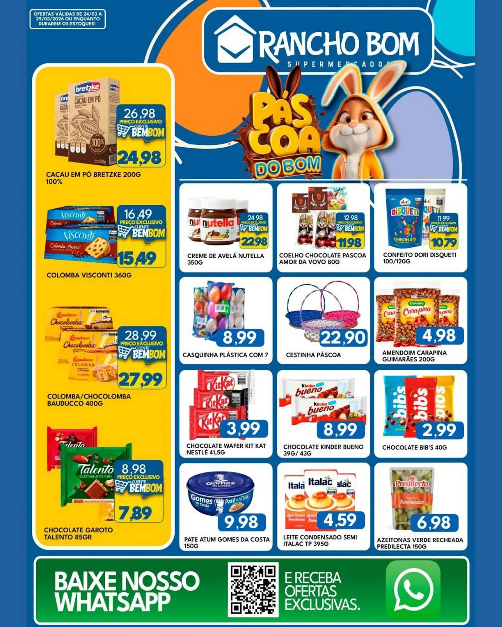 Encarte de Catálogo Rancho Bom Supermercados 24 de março até 29 de março 2026 - Pagina 2