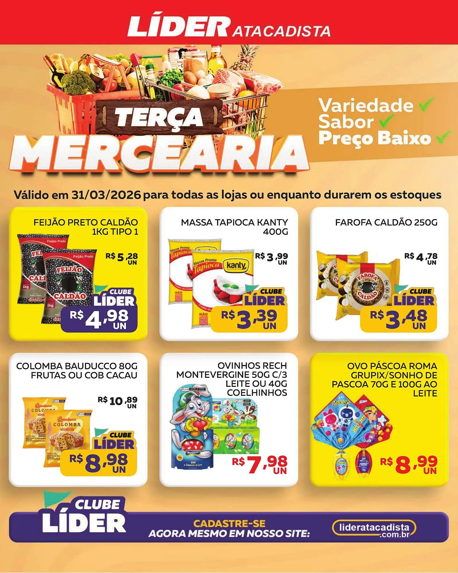 Encarte de Encarte Lider Atacadista 30 de março até 31 de março 2026 - Pagina 1