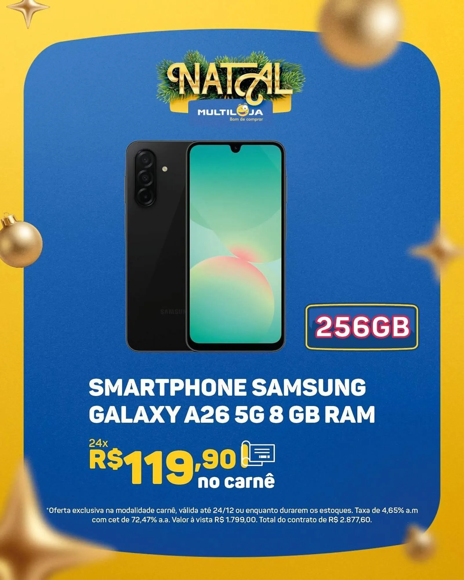 Encarte de Catálogo Multiloja 22 de dezembro até 24 de dezembro 2025 - Pagina 1