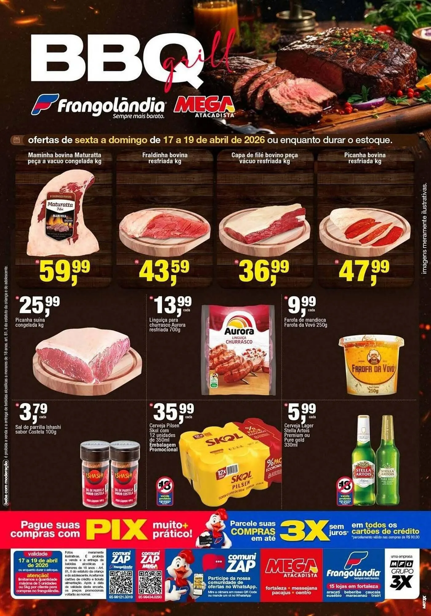 Encarte de Encarte Frangolândia 17 de abril até 19 de abril 2026 - Pagina 1