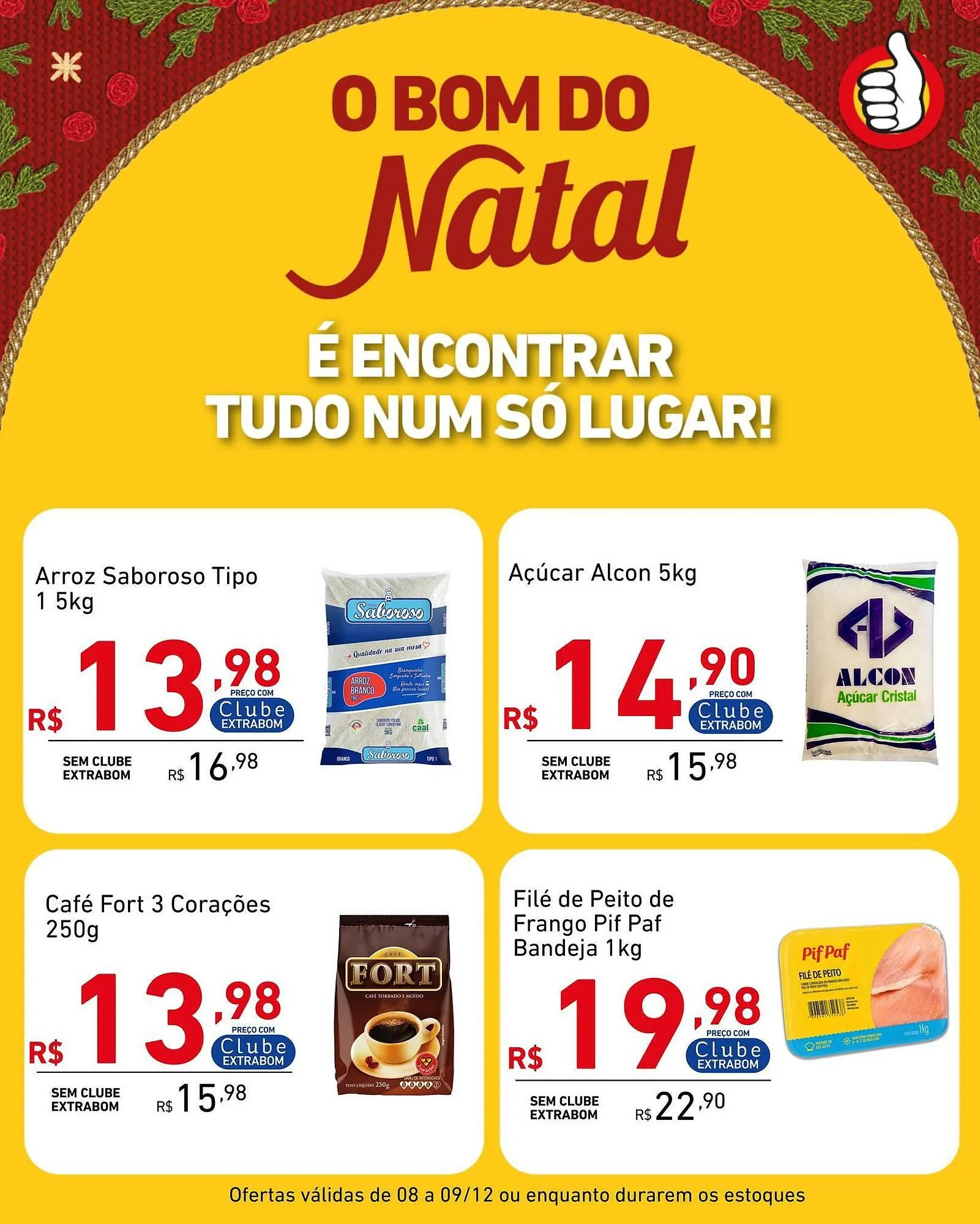 Encarte de Catálogo Extrabom Supermercados 8 de dezembro até 9 de dezembro 2025 - Pagina 2