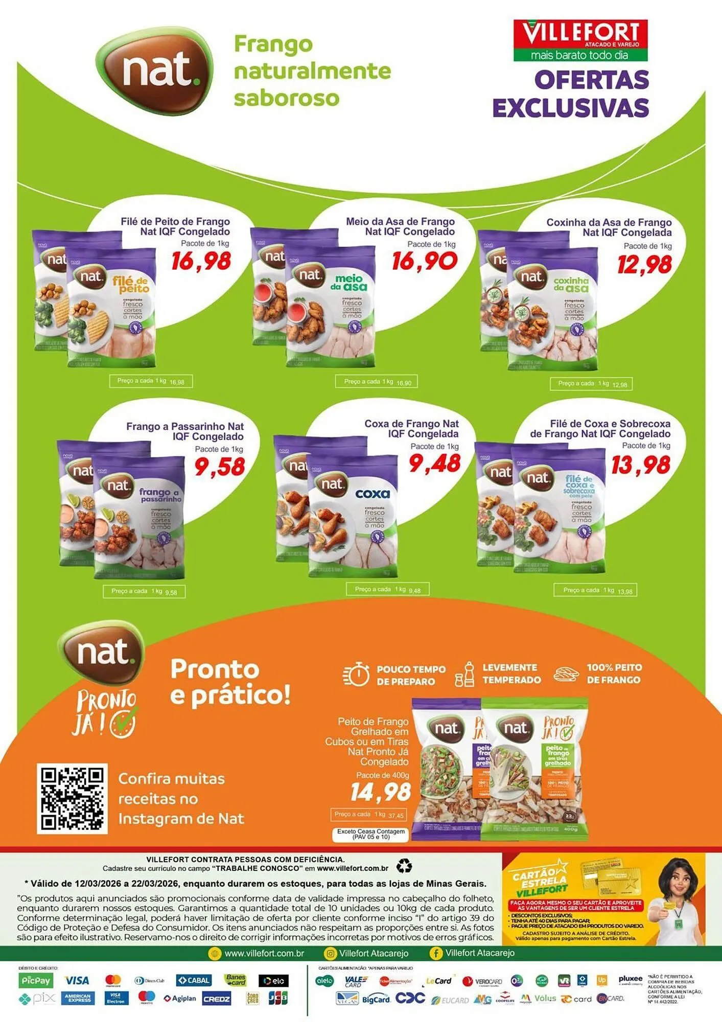 Encarte de Catálogo Villefort Atacadista 12 de março até 22 de março 2026 - Pagina 1