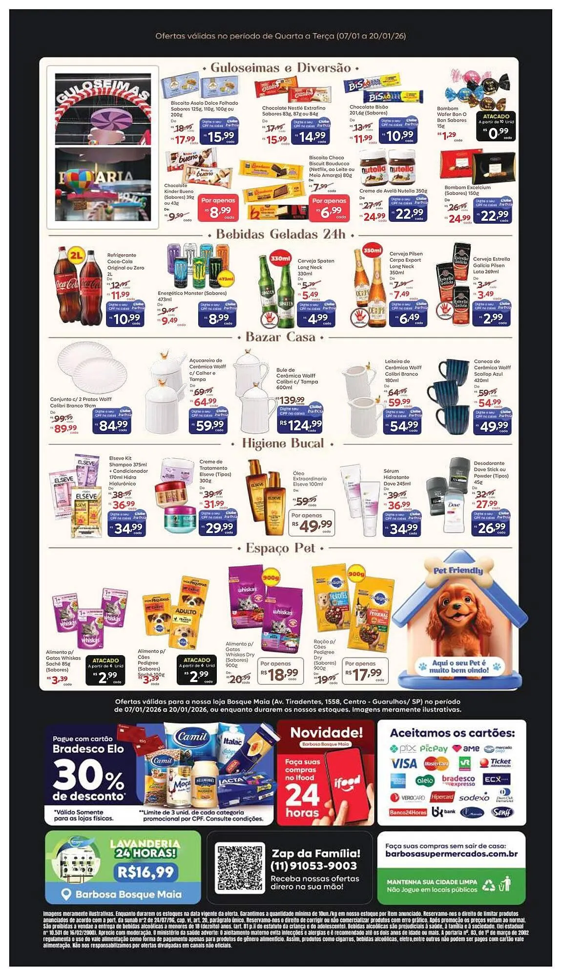 Encarte de Tabloide Barbosa Supermercados 7 de janeiro até 20 de janeiro 2026 - Pagina 4