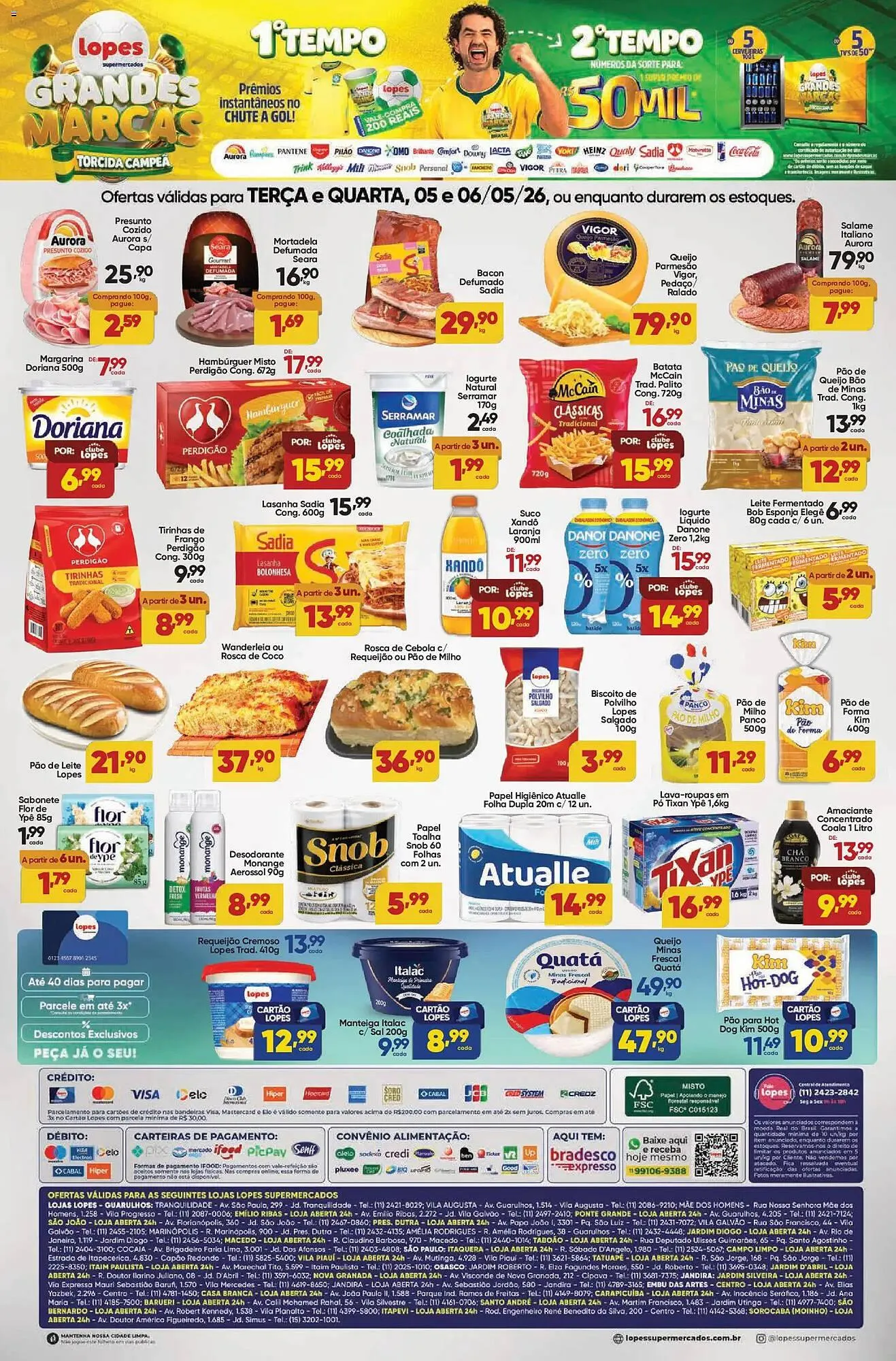 Encarte de Folheto Lopes Supermercados 5 de maio até 6 de maio 2026 - Pagina 2