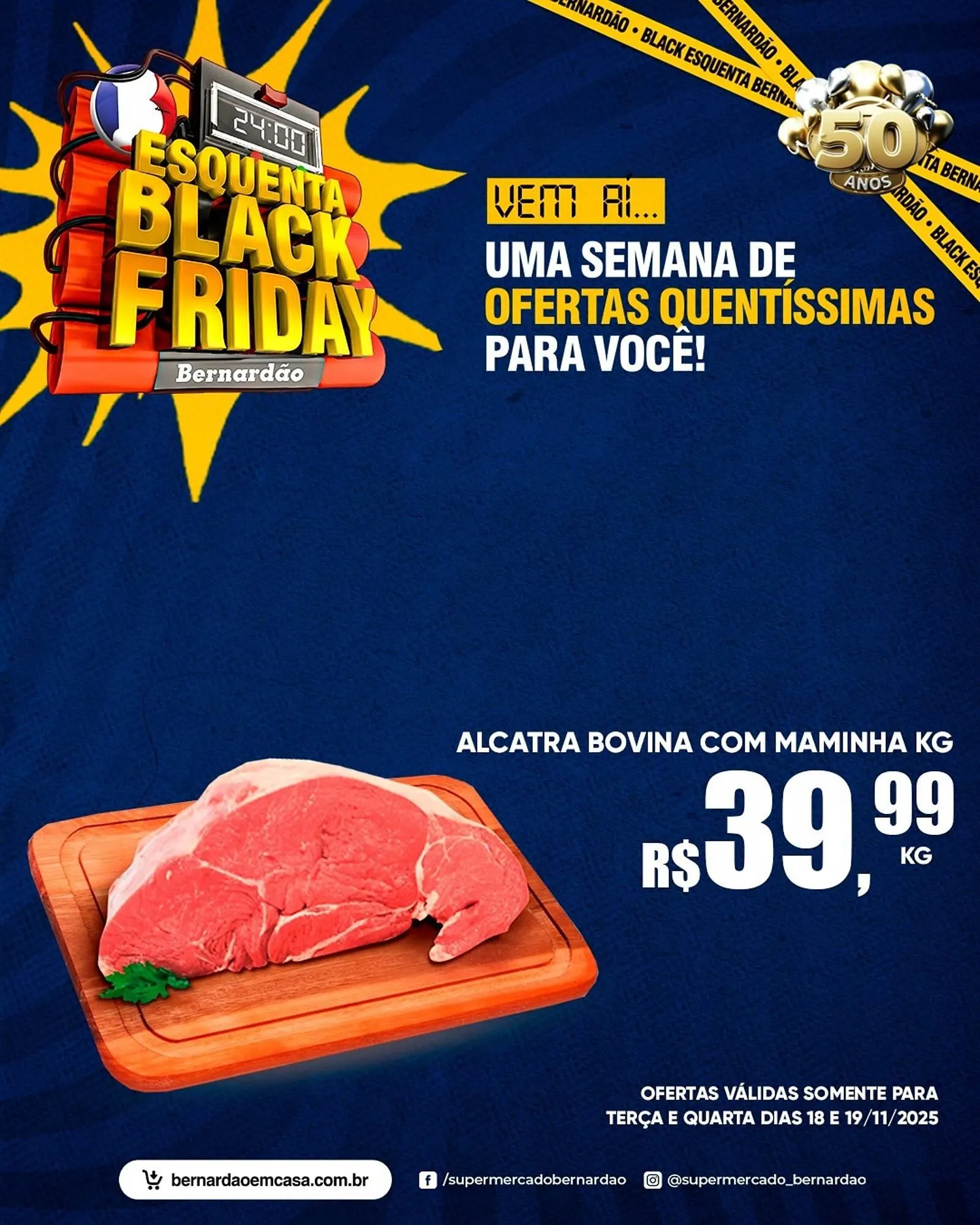 Encarte de Catálogo Supermercado Bernardão 18 de novembro até 19 de novembro 2025 - Pagina 3