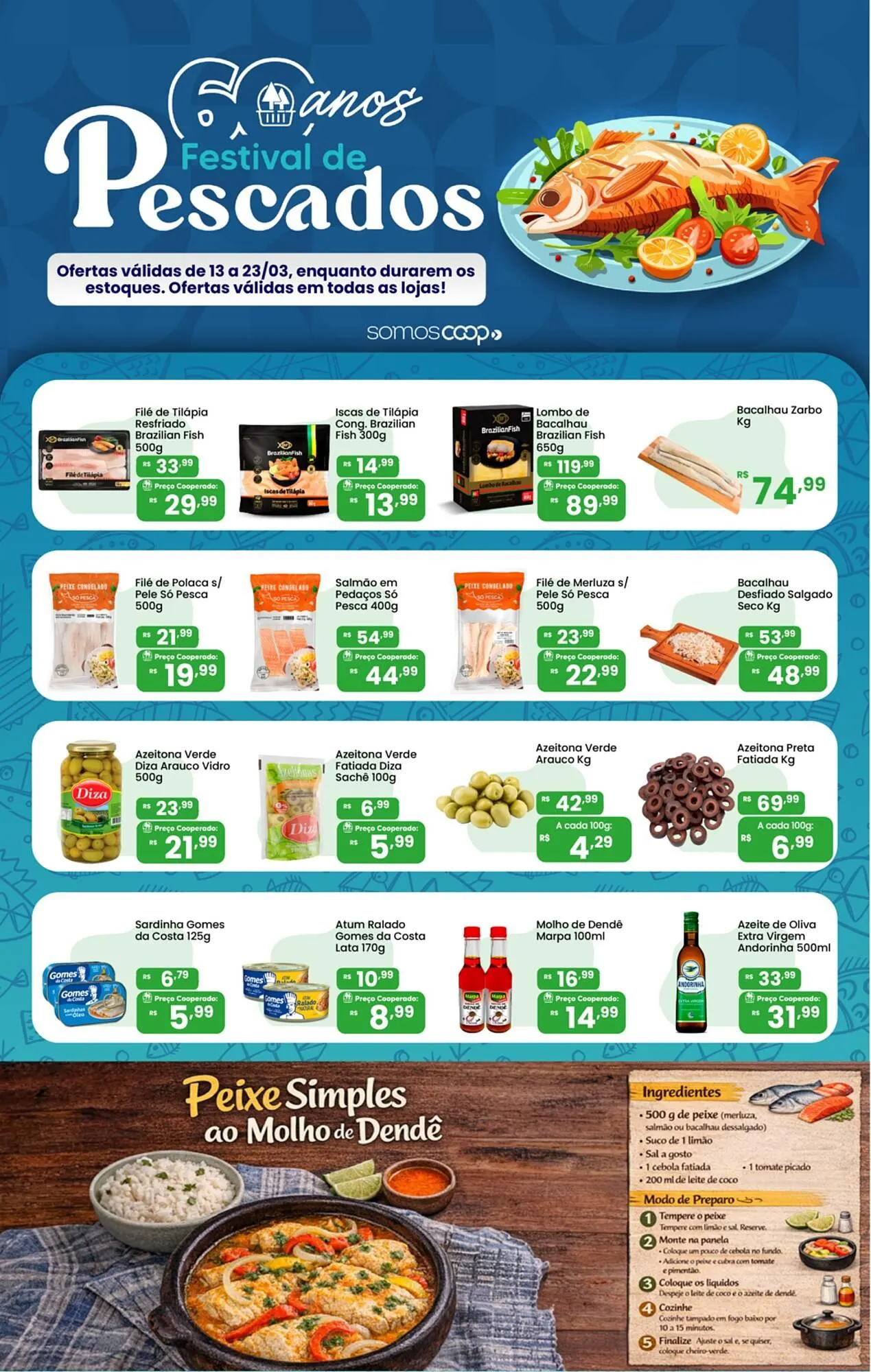 Encarte de Tabloide Coocerqui 16 de março até 23 de março 2026 - Pagina 1