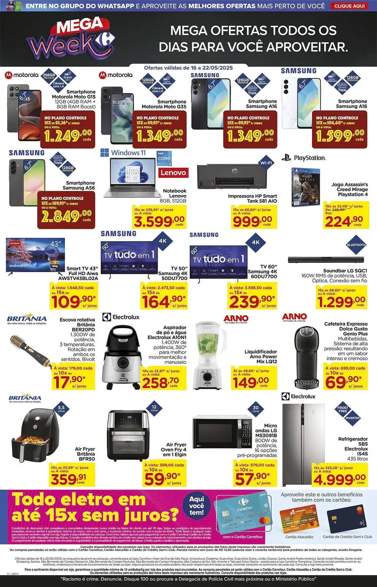 Encarte de Catálogo Carrefour 16 de maio até 22 de maio 2025 - Pagina 15