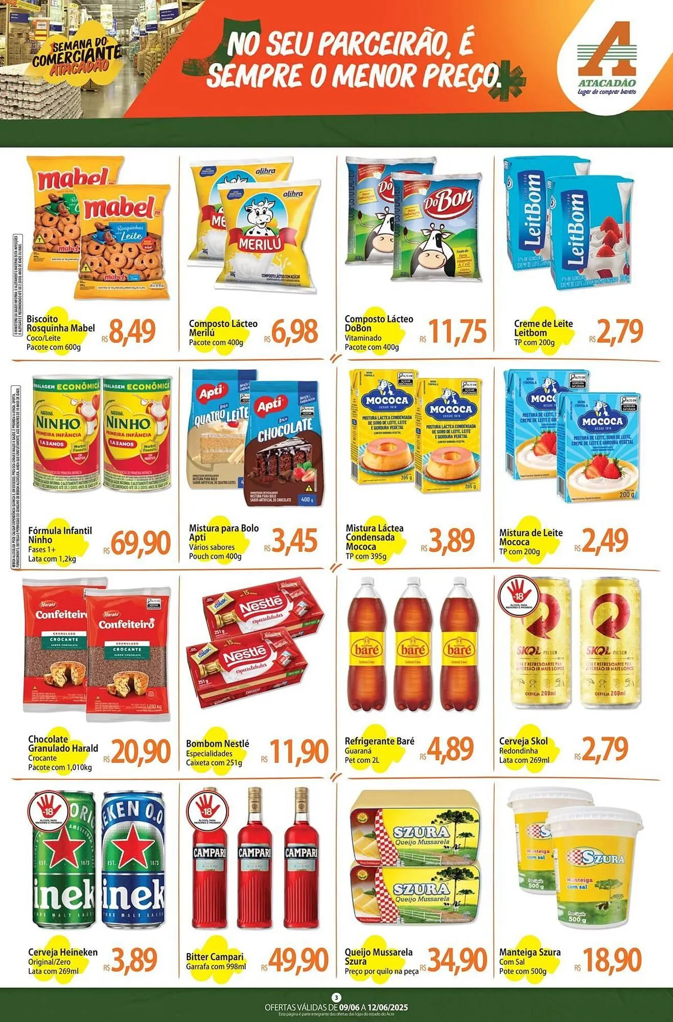 Encarte de Catálogo Atacadão 9 de junho até 12 de junho 2025 - Pagina 3