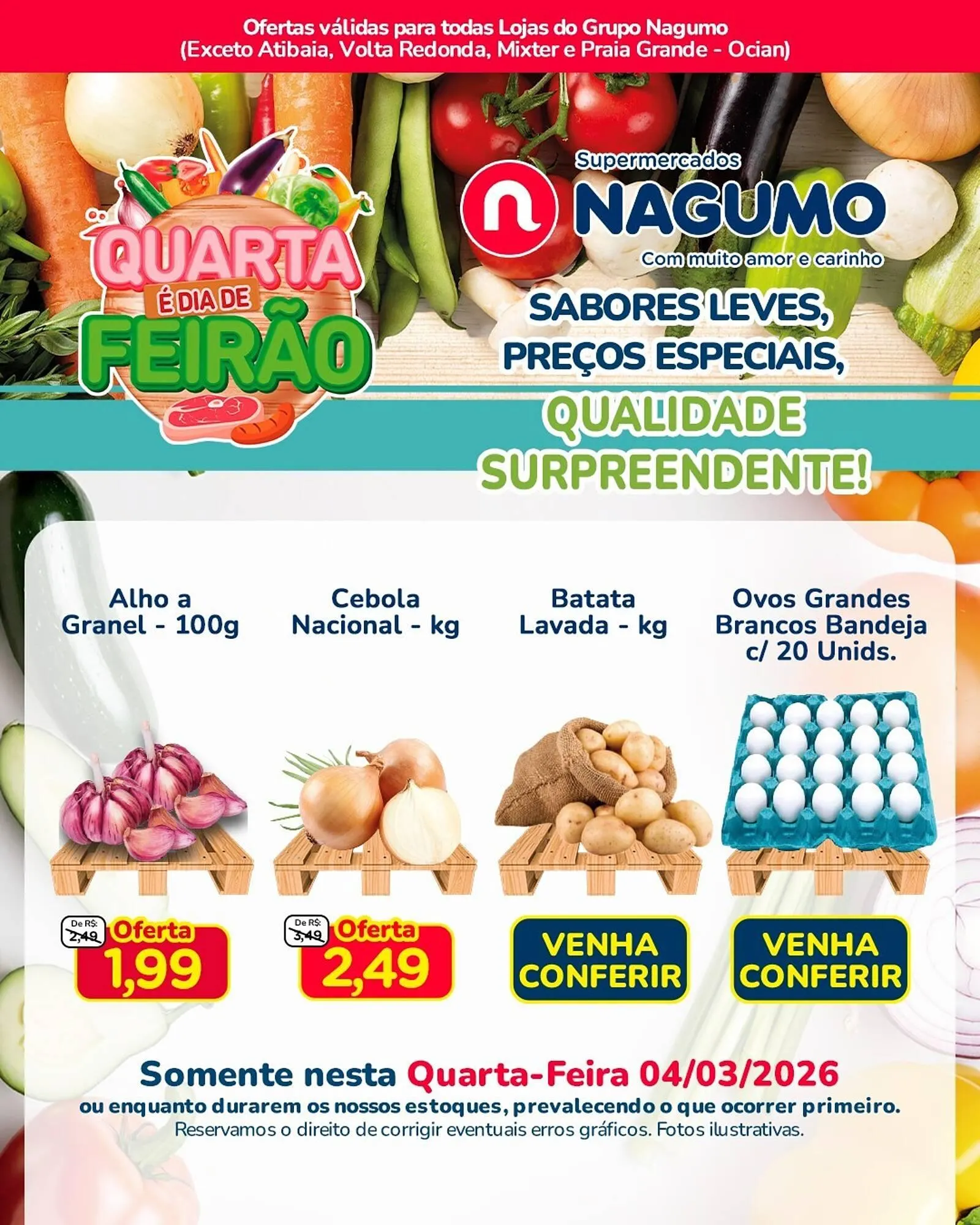 Encarte de Folheto Nagumo 4 de março até 4 de março 2026 - Pagina 1