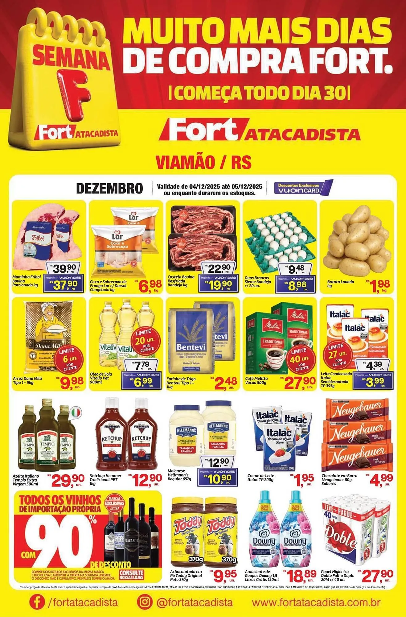 Encarte de Tabloide Fort Atacadista 4 de dezembro até 5 de dezembro 2025 - Pagina 1
