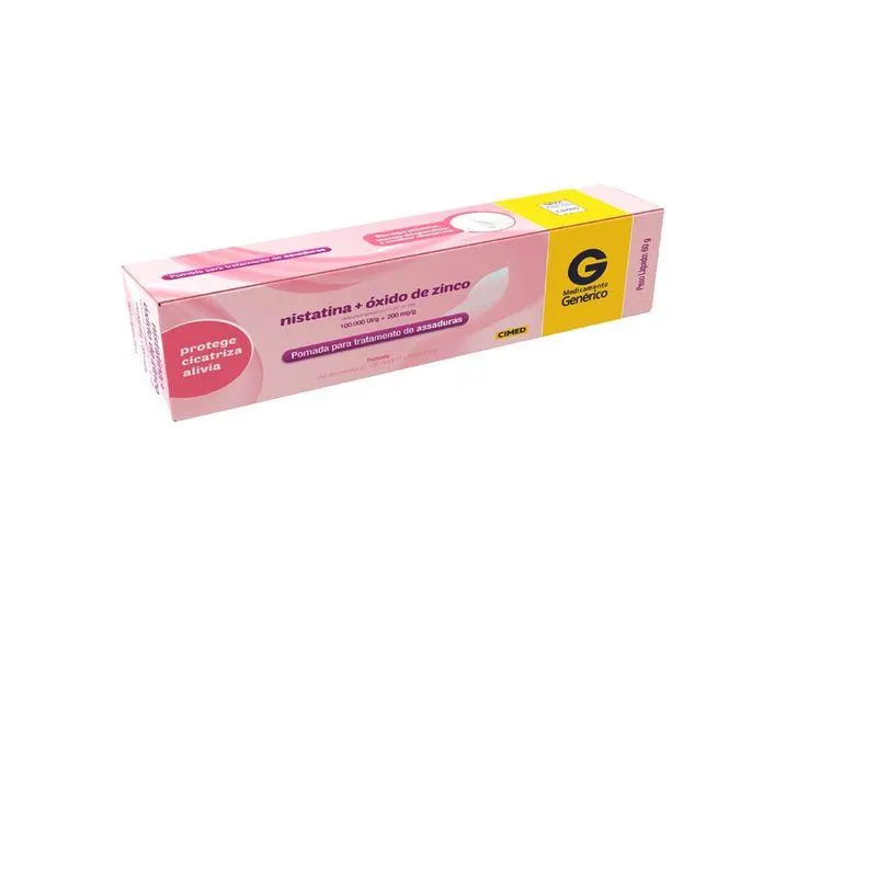 Nistatina + Oxido De Zinco Pomada 60g