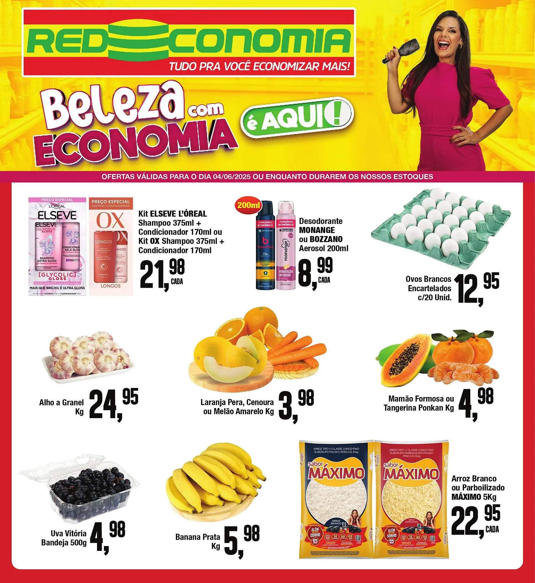 Encarte de Catálogo Rede Economia 4 de junho até 14 de junho 2025 - Pagina 1