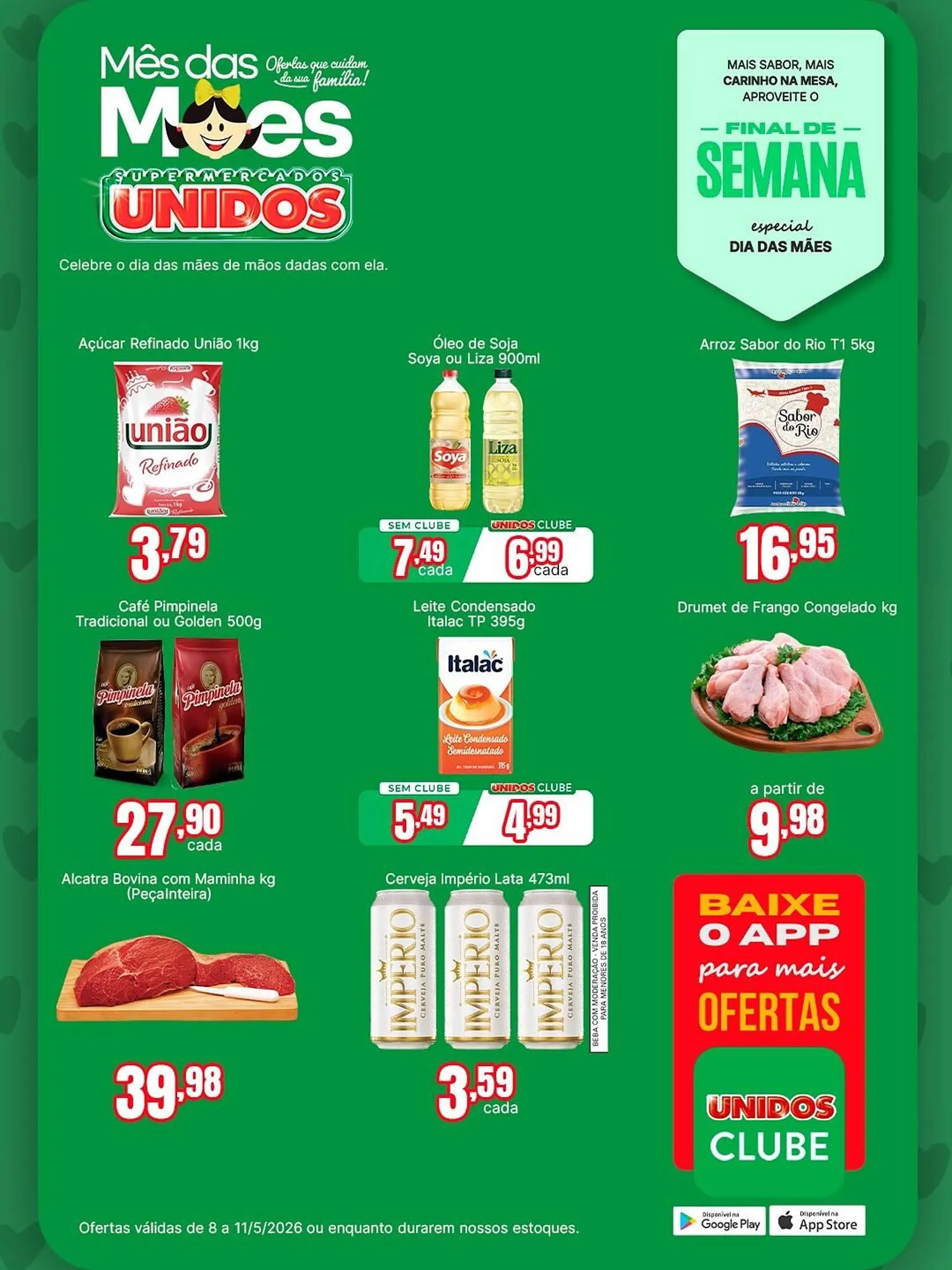 Encarte de Encarte Supermercados Unidos 8 de maio até 11 de maio 2026 - Pagina 1