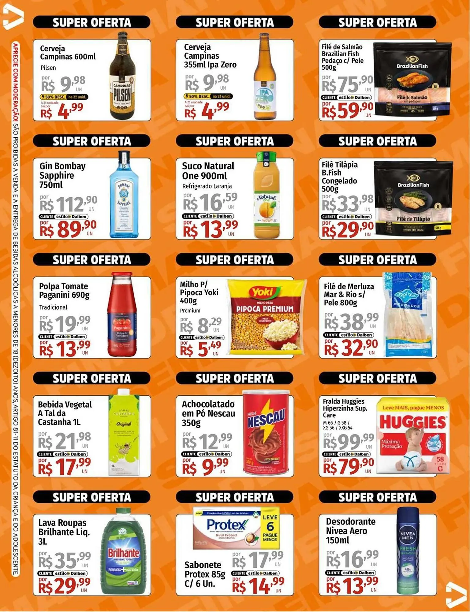 Encarte de Catálogo Supermercado Dalben 1 de agosto até 3 de agosto 2025 - Pagina 2