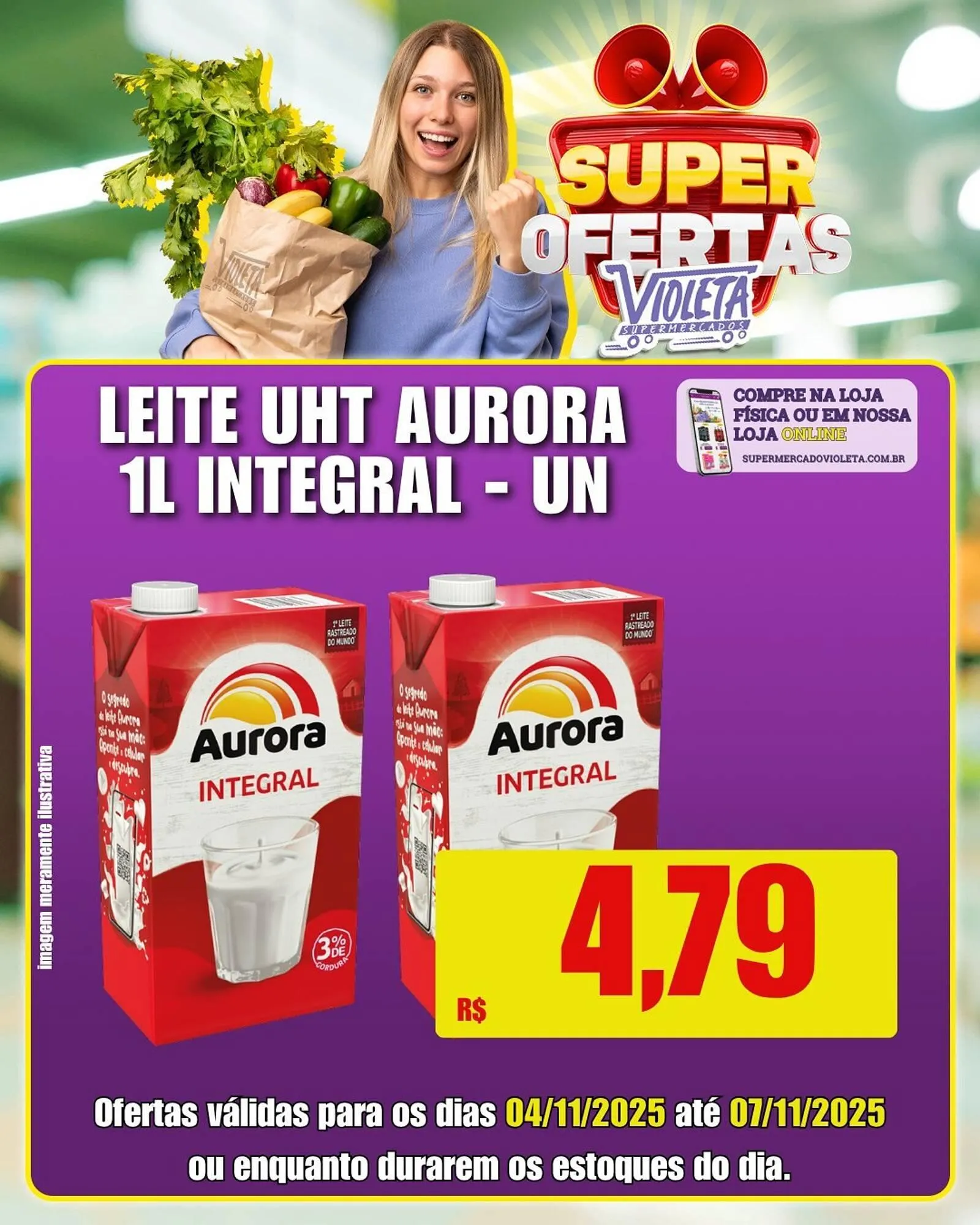 Encarte de Catálogo Violeta Supermercados 4 de novembro até 7 de novembro 2025 - Pagina 4