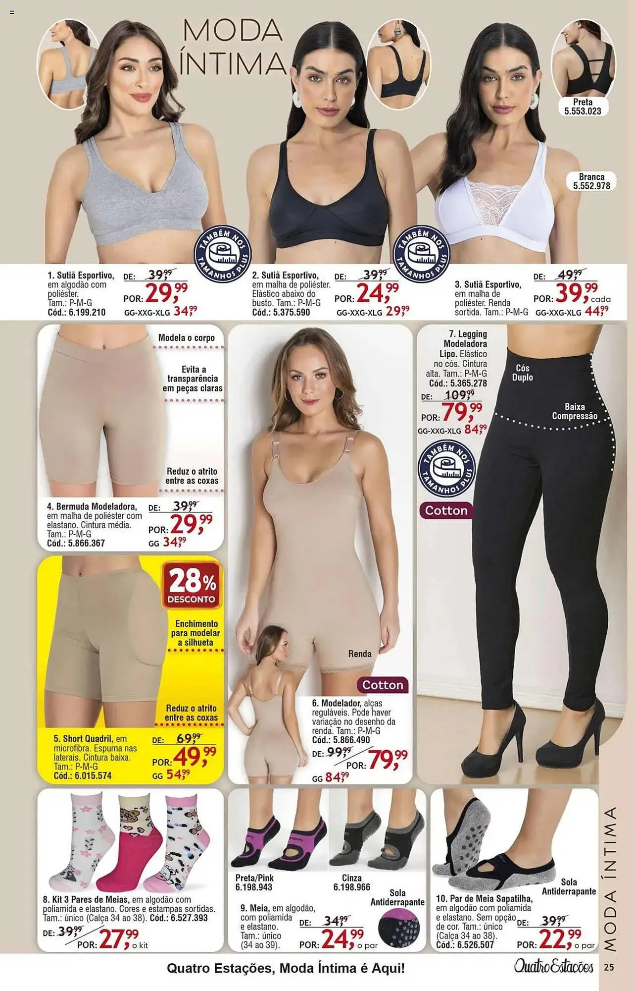 Encarte de Catálogo Quatro Estações 14 de abril até 31 de julho 2025 - Pagina 21