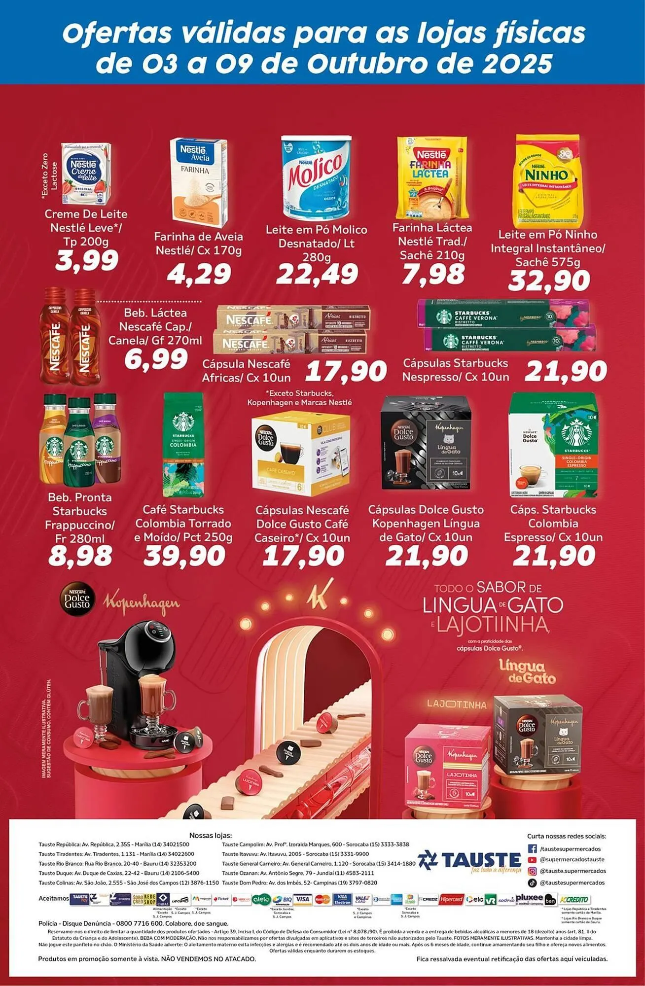 Encarte de Catálogo Supermercados Tauste 3 de outubro até 9 de outubro 2025 - Pagina 2
