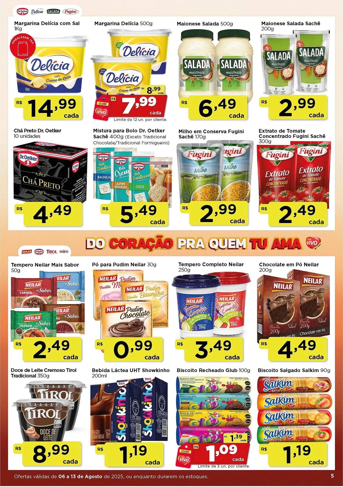 Encarte de Catálogo Rede Vivo 6 de agosto até 13 de agosto 2025 - Pagina 5