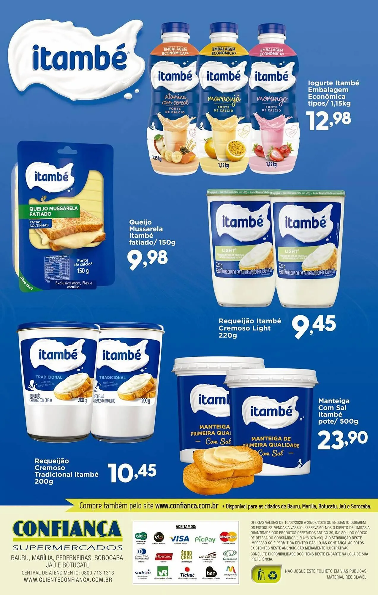 Encarte de Catálogo Confiança Supermercados 16 de fevereiro até 28 de fevereiro 2026 - Pagina 8