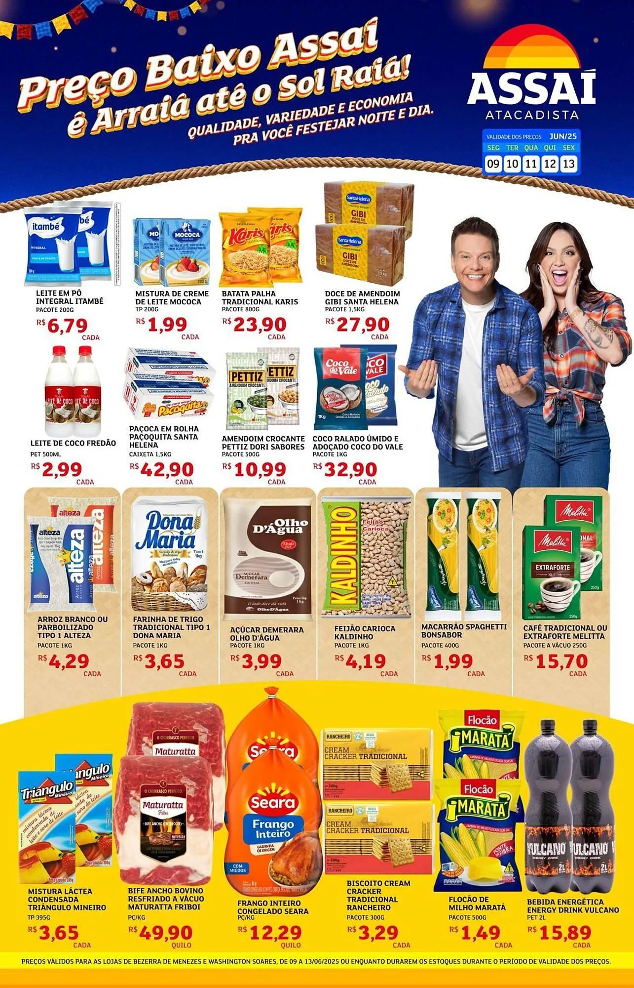 Encarte de Catálogo Assaí Atacadista 13 de junho até 13 de junho 2025 - Pagina 1