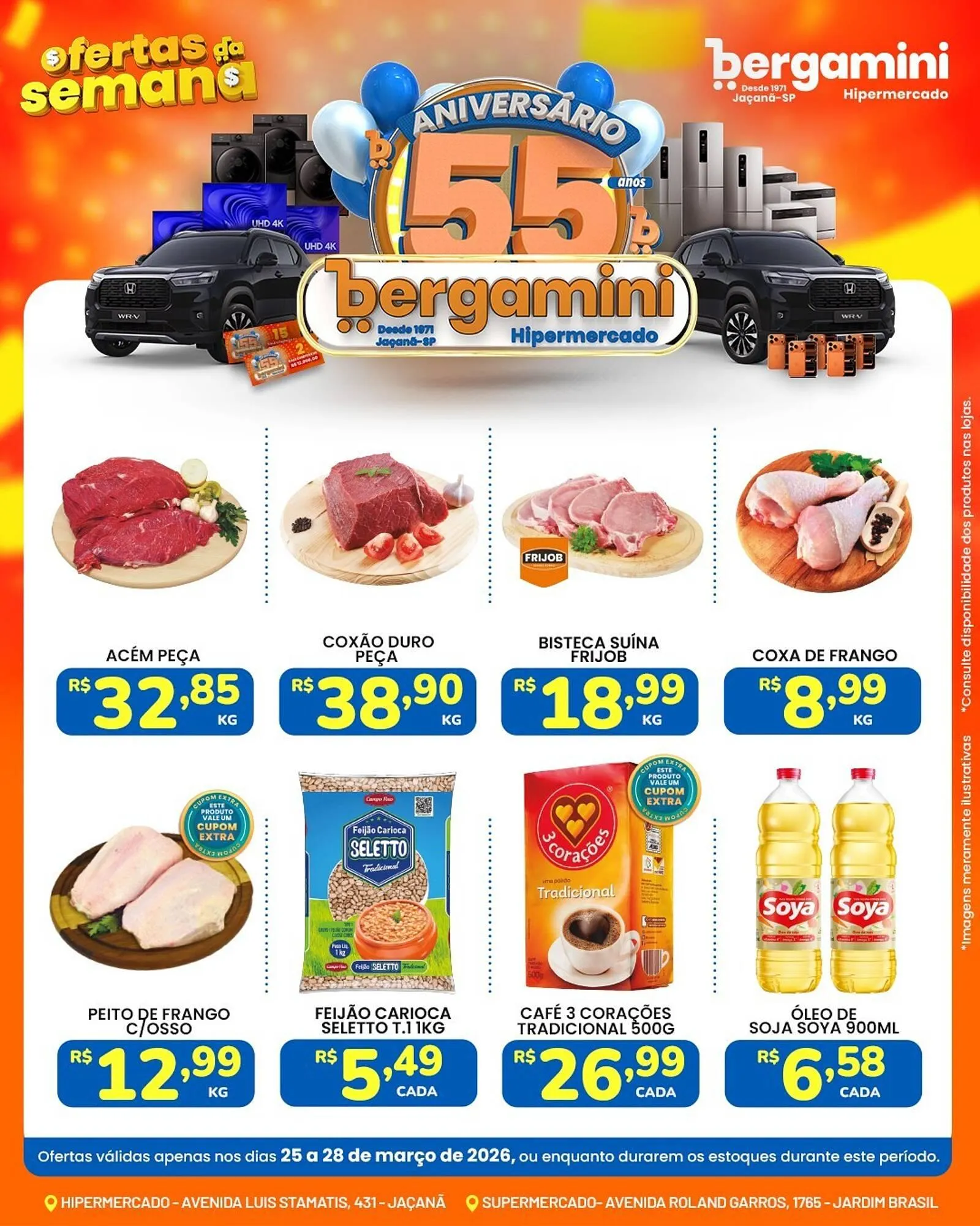 Encarte de Catálogo Supermercado Bergamini 25 de março até 28 de março 2026 - Pagina 1