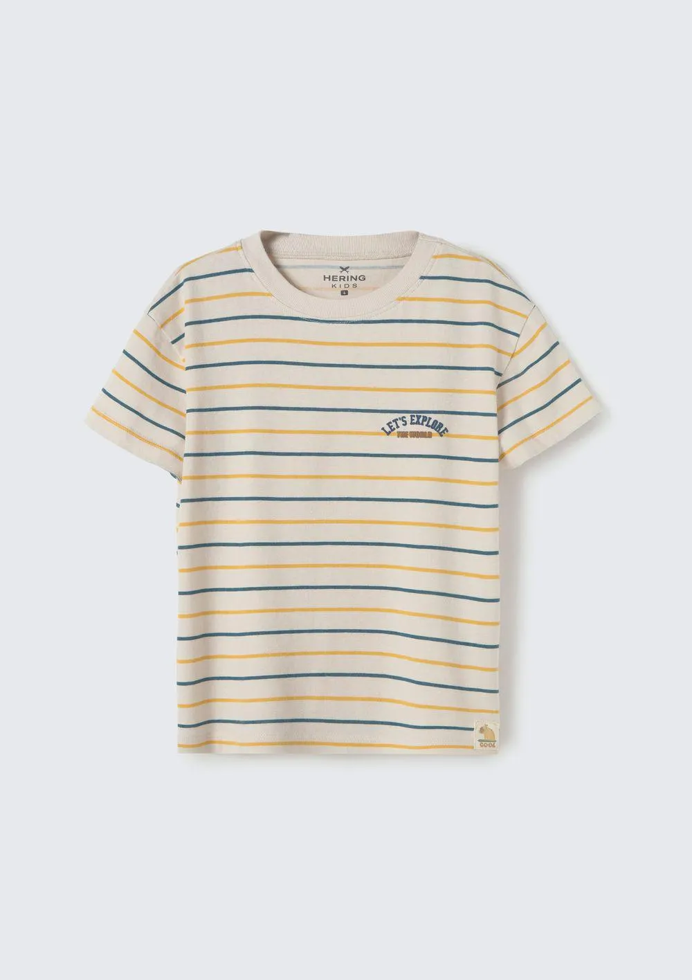 Camiseta Infantil Menino Toddler Oversized - Bege