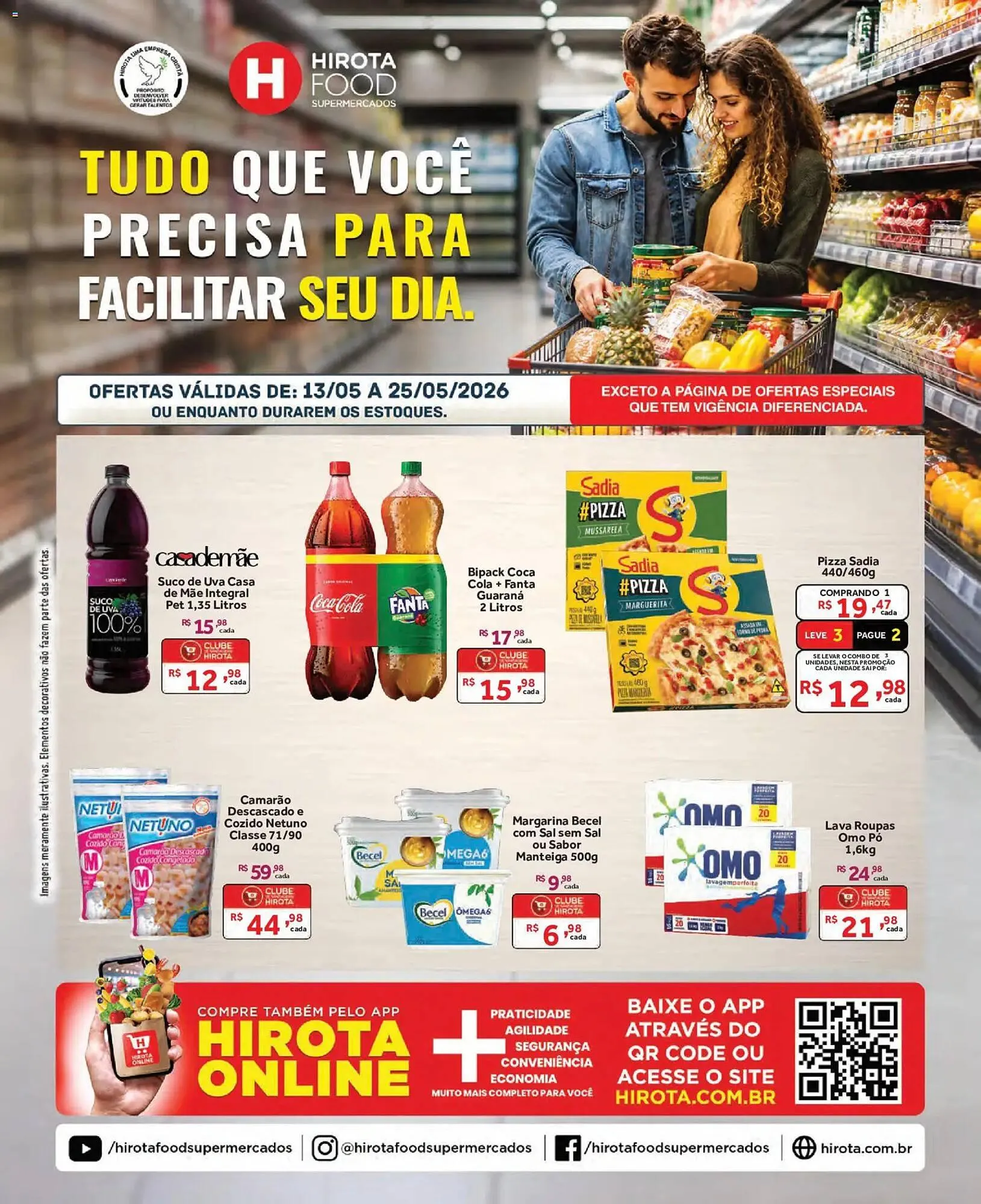 Encarte de Catálogo Hirota Food Supermercado 13 de maio até 25 de maio 2026 - Pagina 1