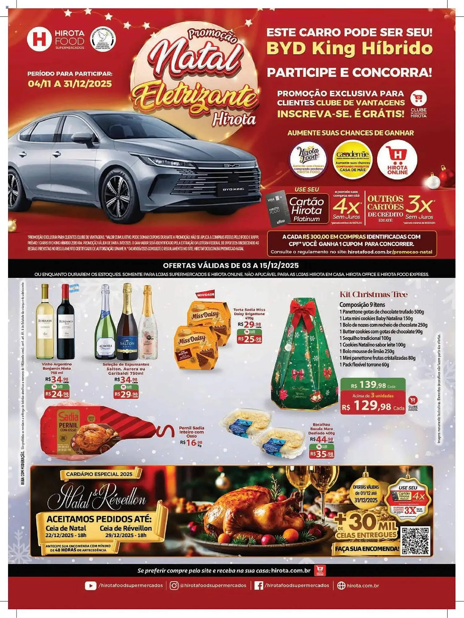 Encarte de Catálogo Hirota Food Supermercado 3 de dezembro até 15 de dezembro 2025 - Pagina 1