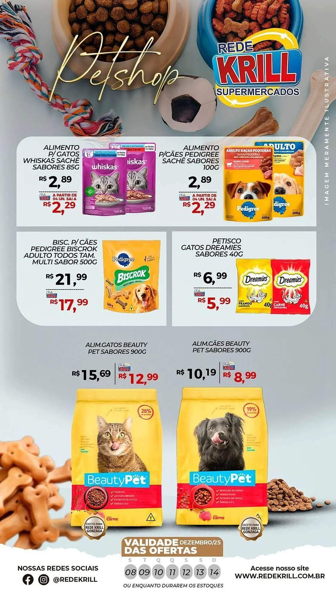 Encarte de Folheto Rede Krill 8 de dezembro até 14 de dezembro 2025 - Pagina 1