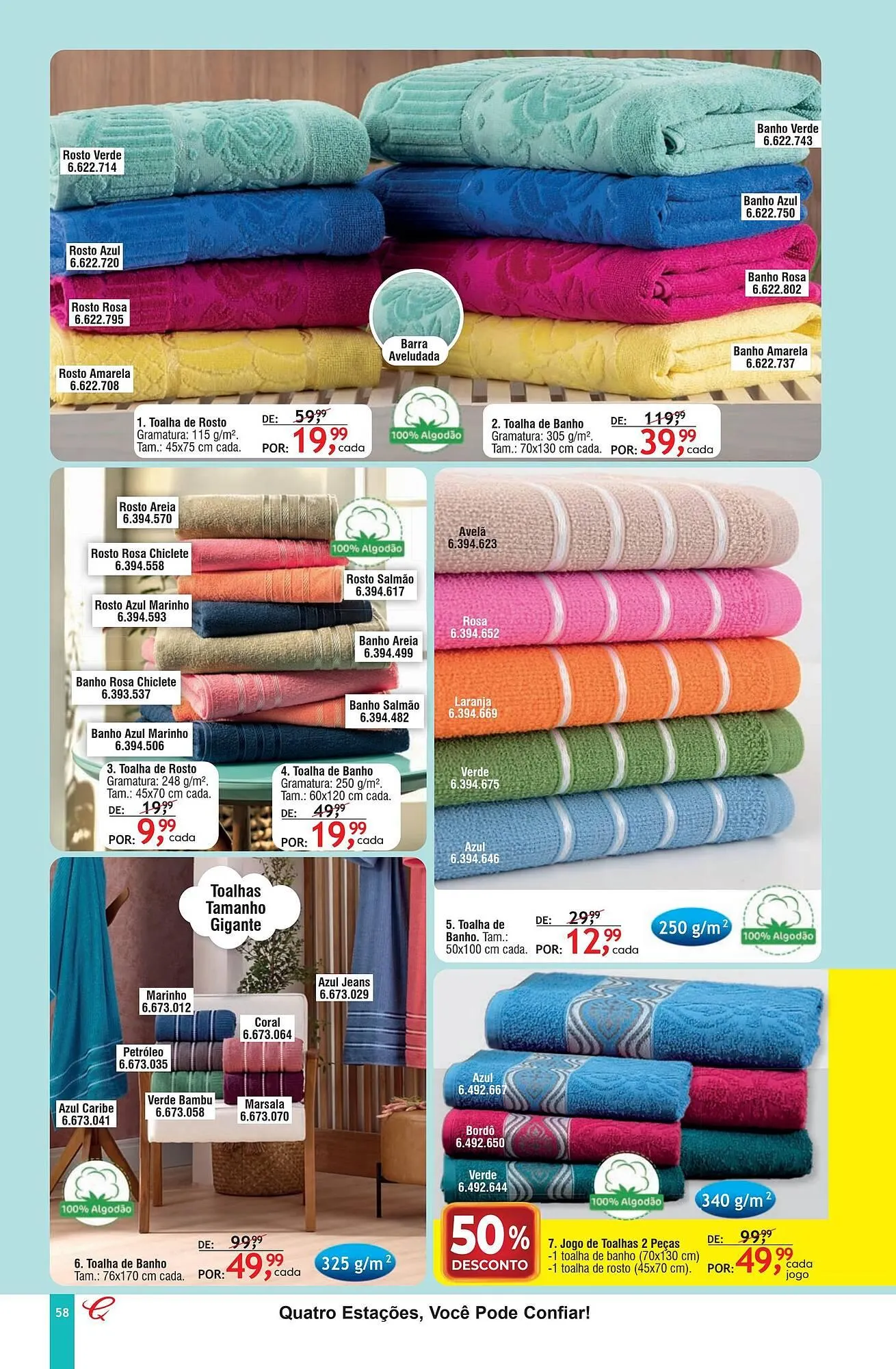 Encarte de Revista Quatro Estações 30 de março até 7 de julho 2026 - Pagina 54